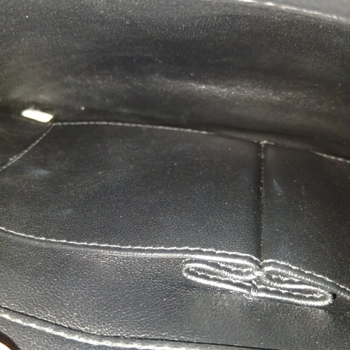 Trendy CC Lambskin 2-Way Handbag, Black with Gold Hardware, 27528943, serial number in the 27 range. — view 11