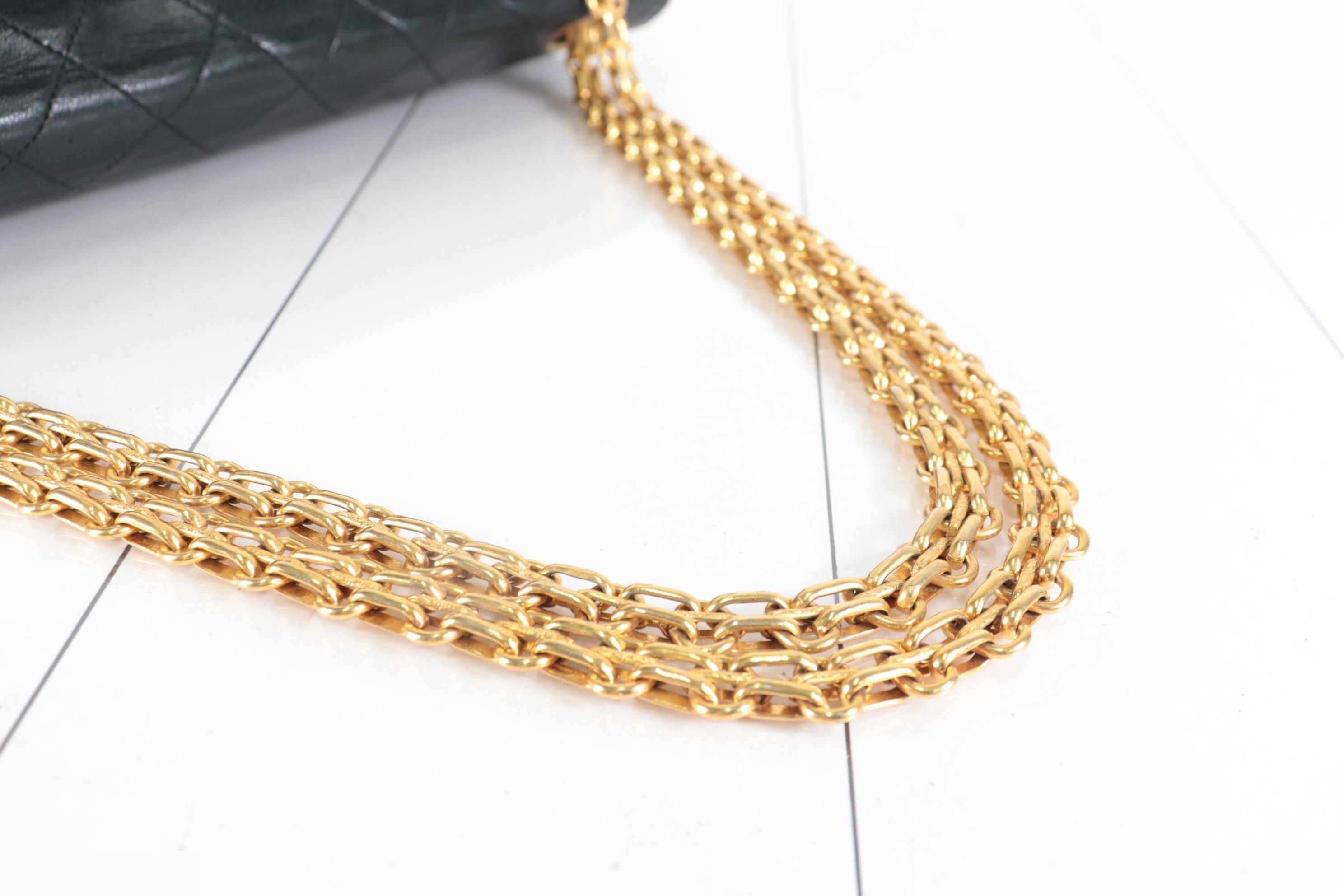 Double flap 27 Lambskin 2.55 Chain Shoulder Bag — view 8