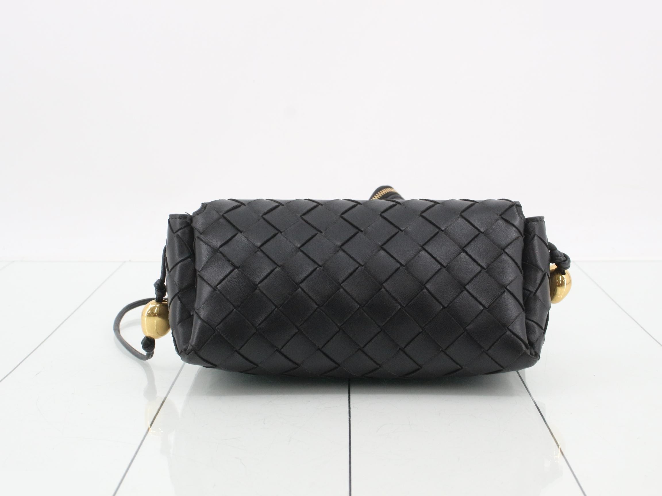 Intrecciato Shoulder Bag with Mini Pouch — view 2