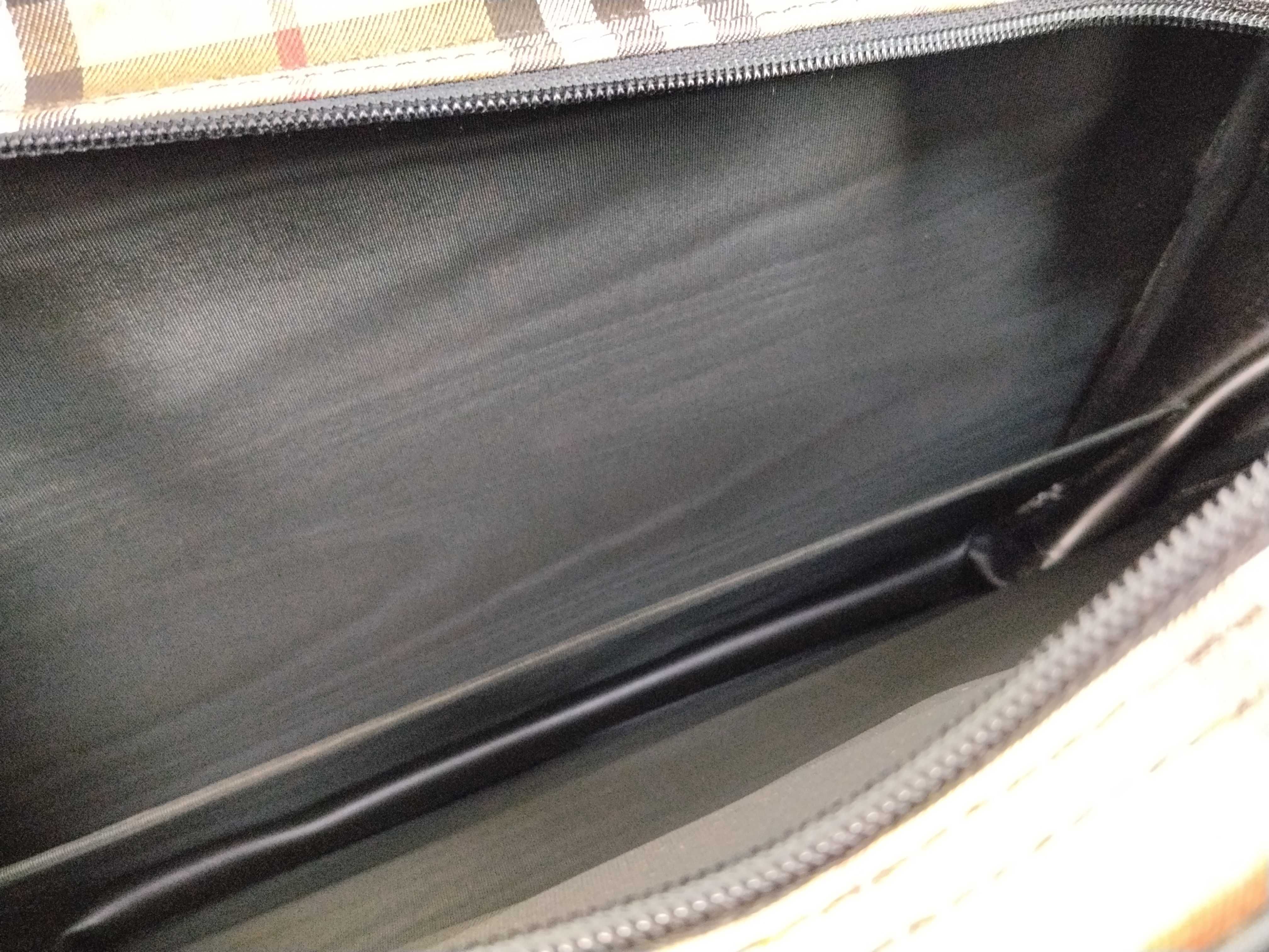 bag, Burberry 2-way shoulder bag/Boston bag, Nova check pattern. *Stain present. Business bag. — view 11