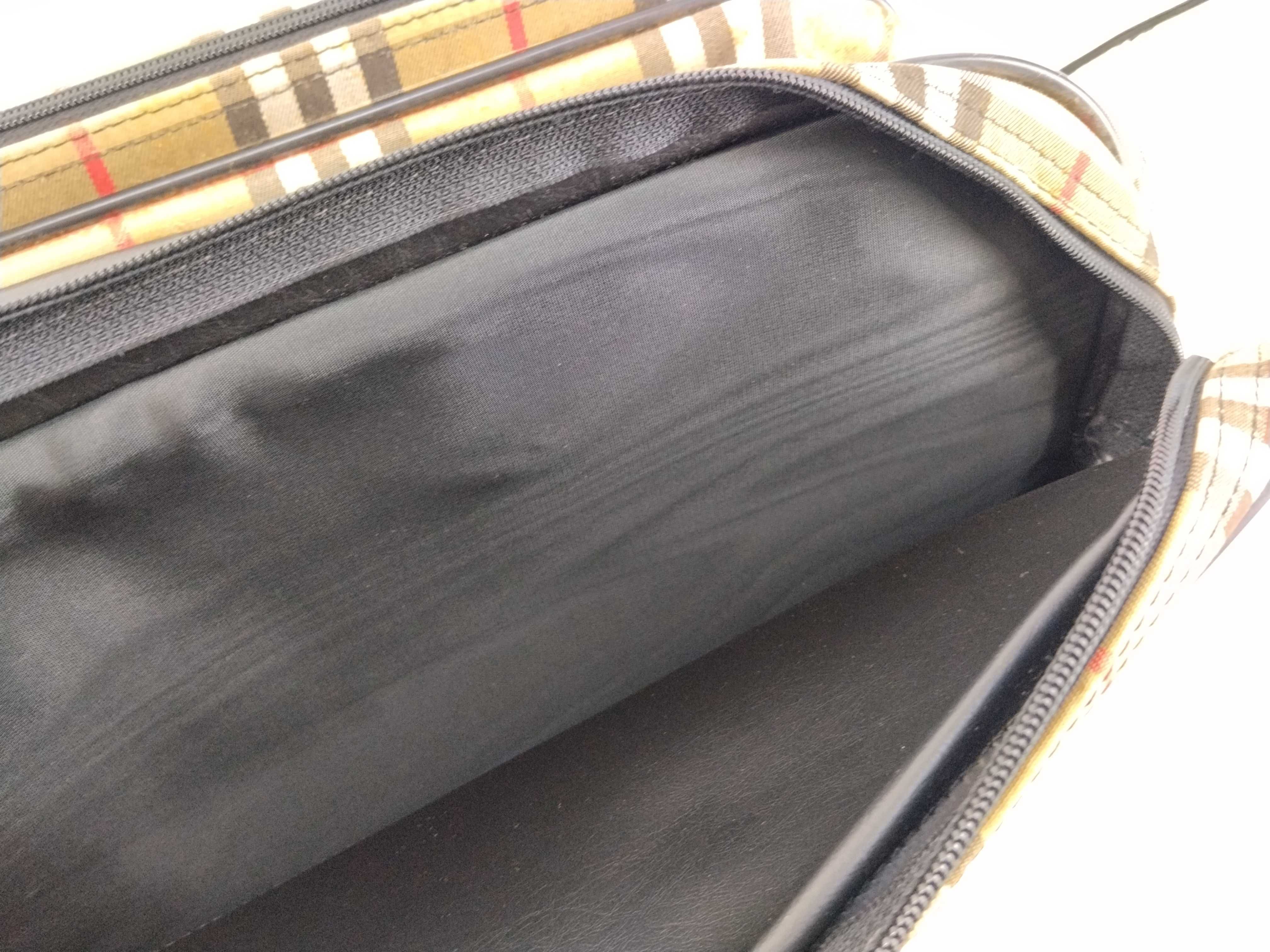 bag, Burberry 2-way shoulder bag/Boston bag, Nova check pattern. *Stain present. Business bag. — view 13