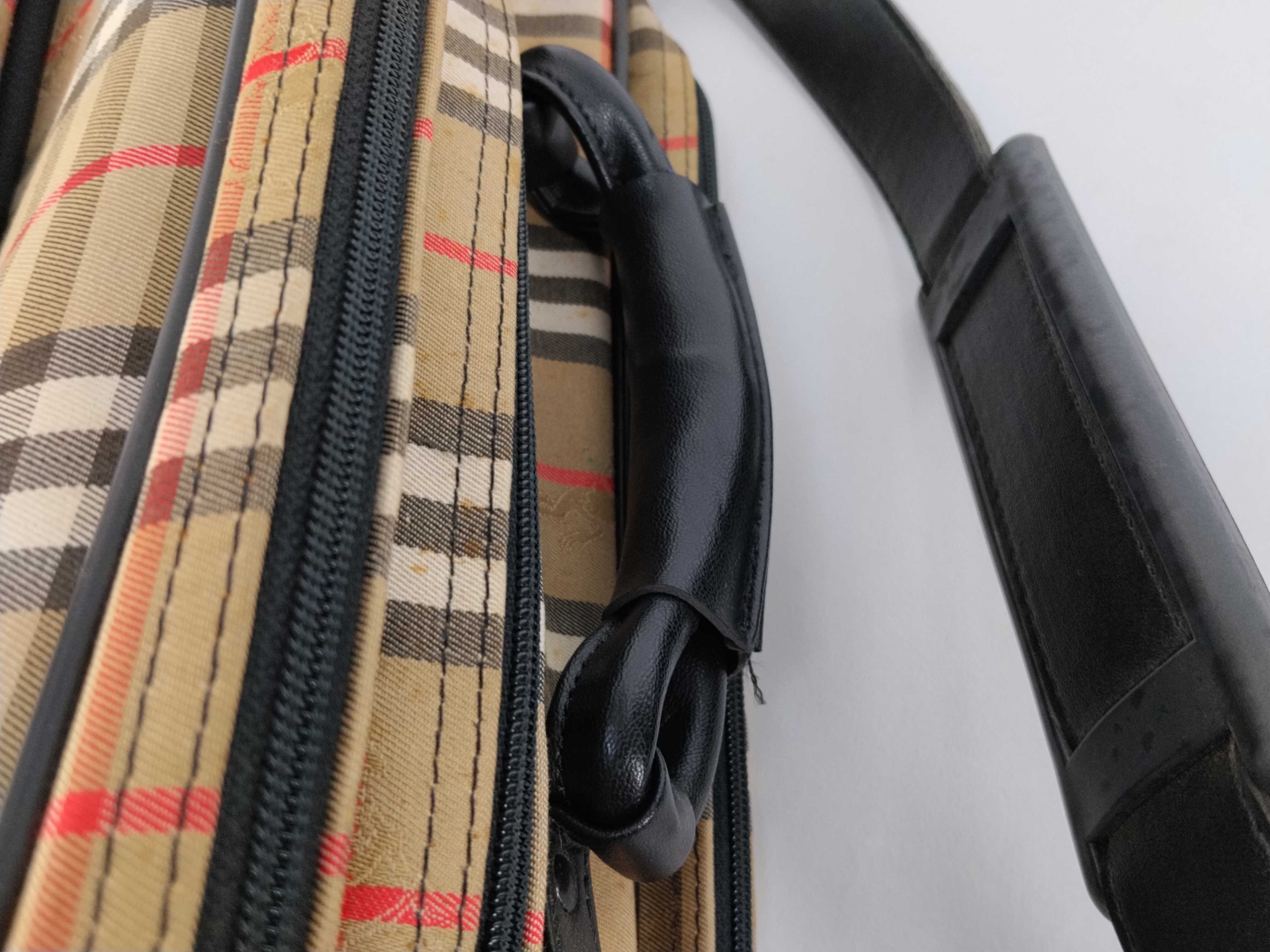 bag, Burberry 2-way shoulder bag/Boston bag, Nova check pattern. *Stain present. Business bag. — view 4