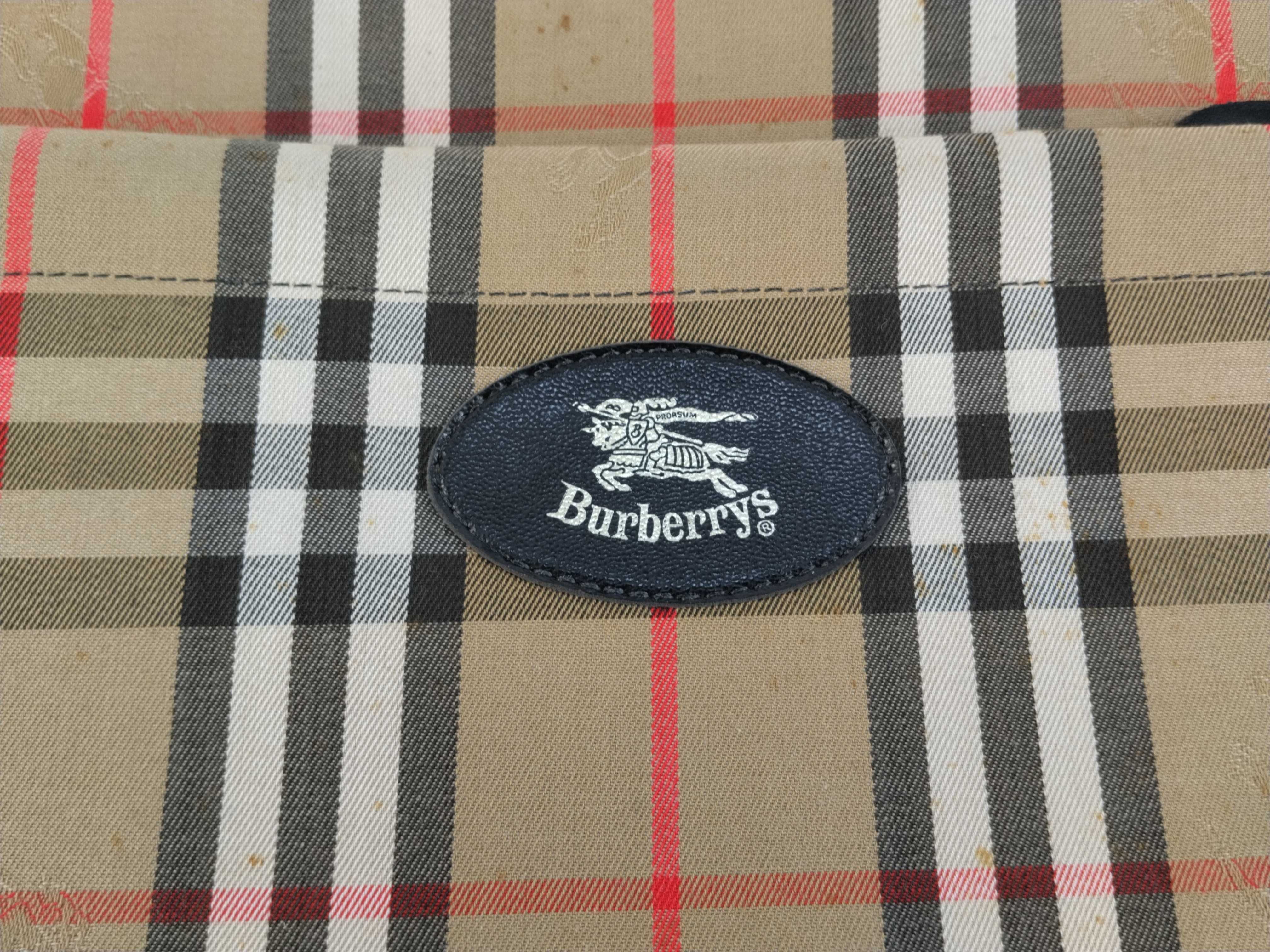 bag, Burberry 2-way shoulder bag/Boston bag, Nova check pattern. *Stain present. Business bag. — view 9