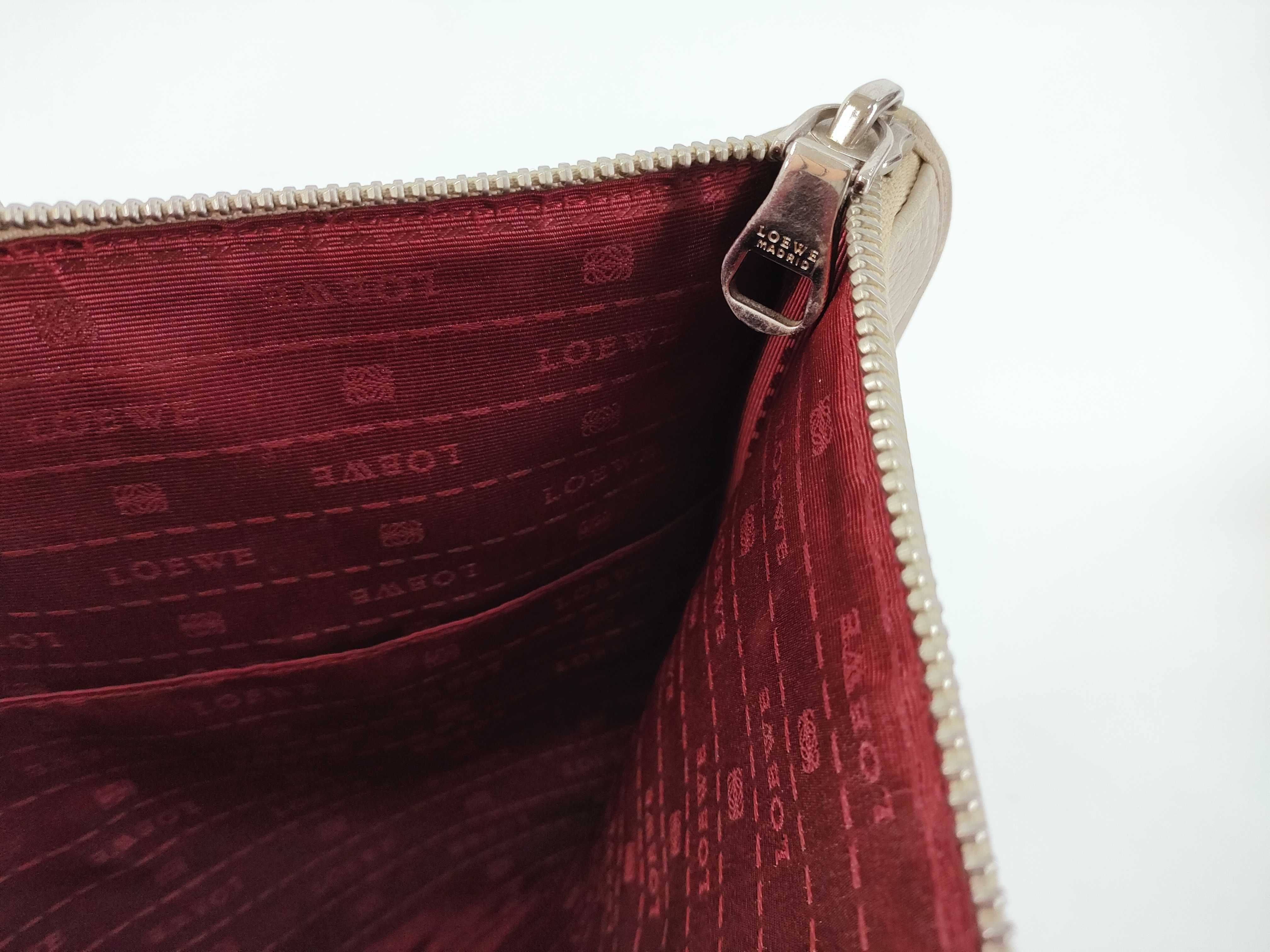 Business Bag, Leather, Ivory Color — view 11