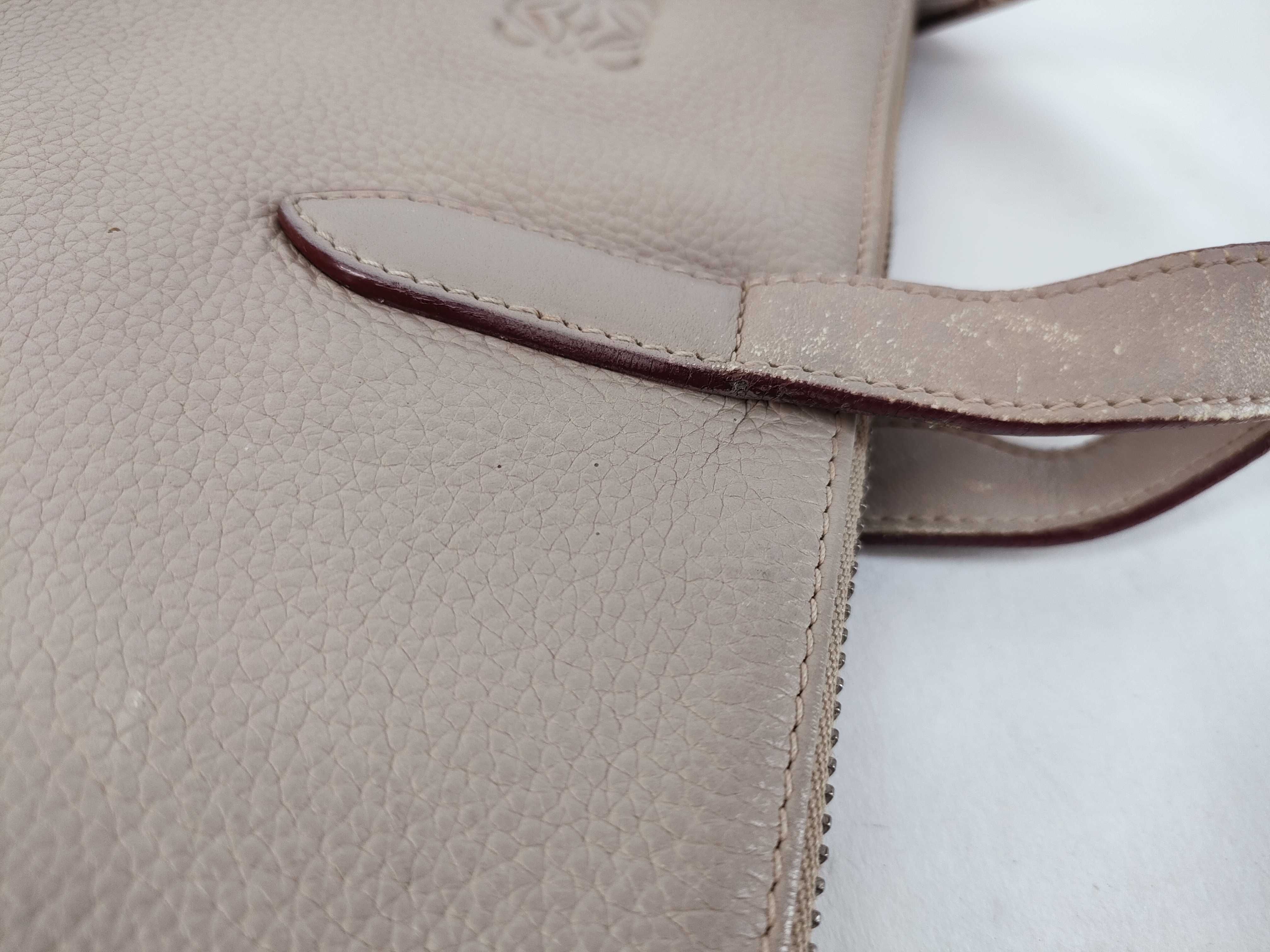 Business Bag, Leather, Ivory Color — view 5