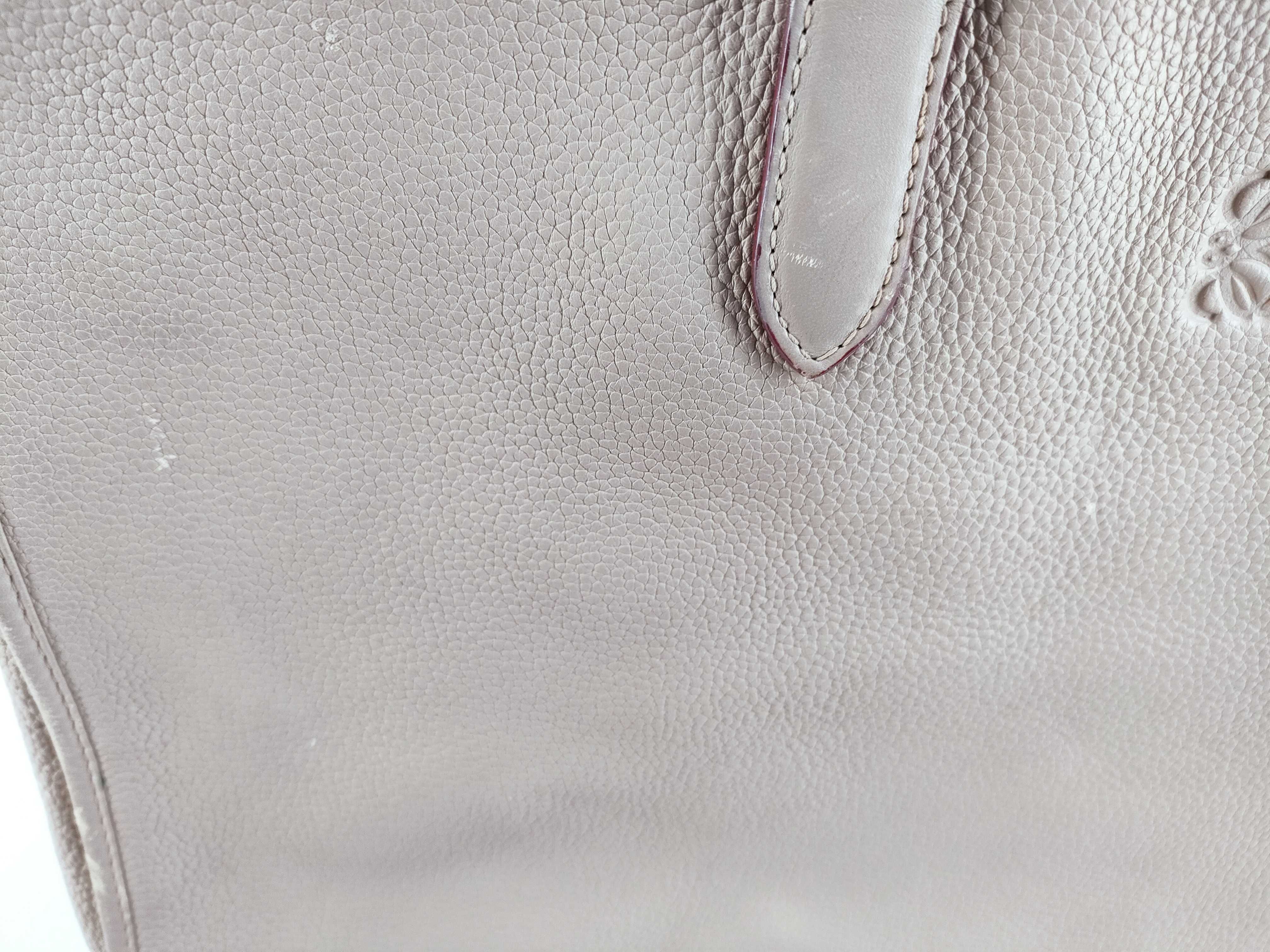 Business Bag, Leather, Ivory Color — view 9