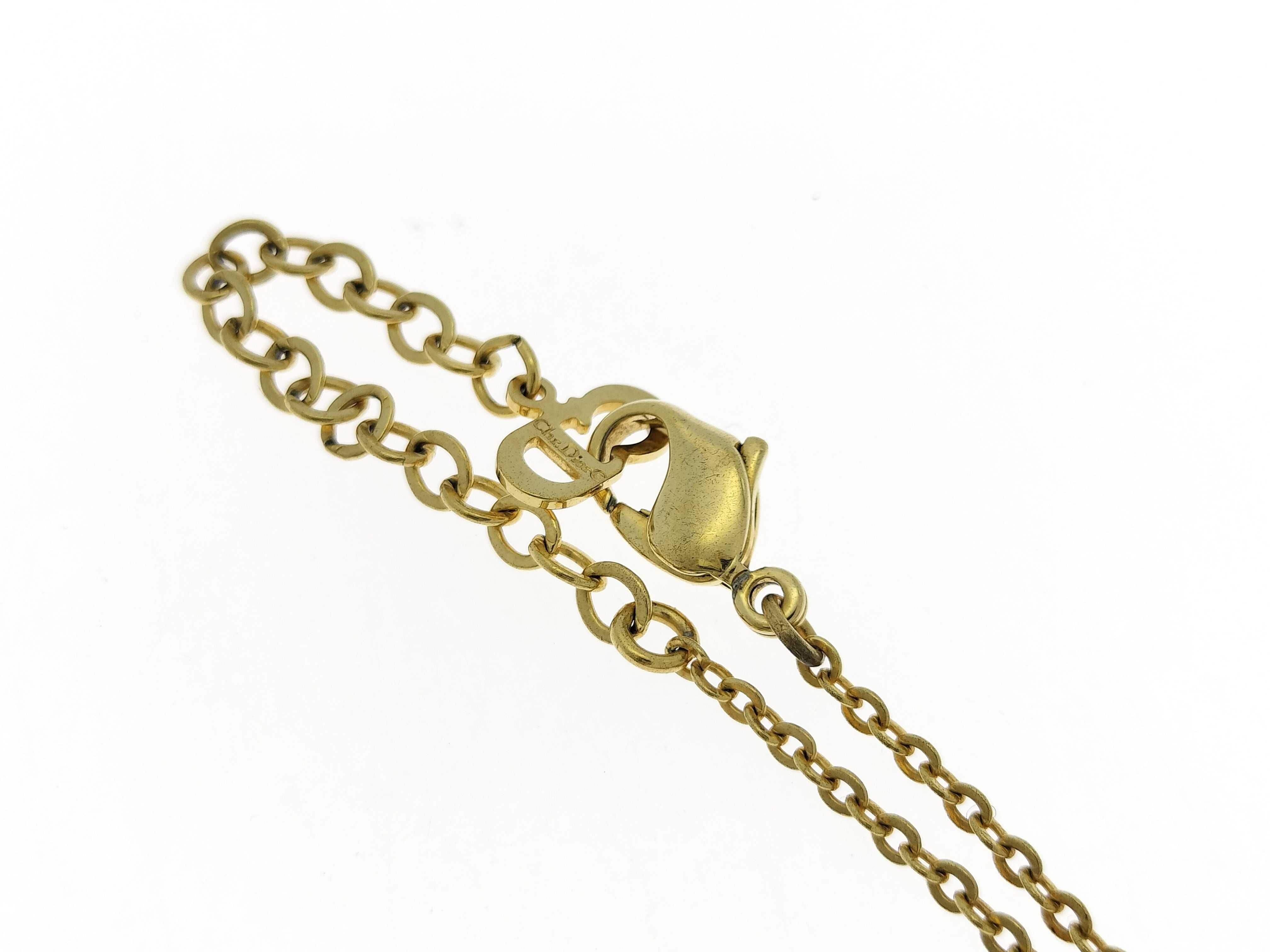 Heart Bucket Stone Necklace Gold Necklace — view 4