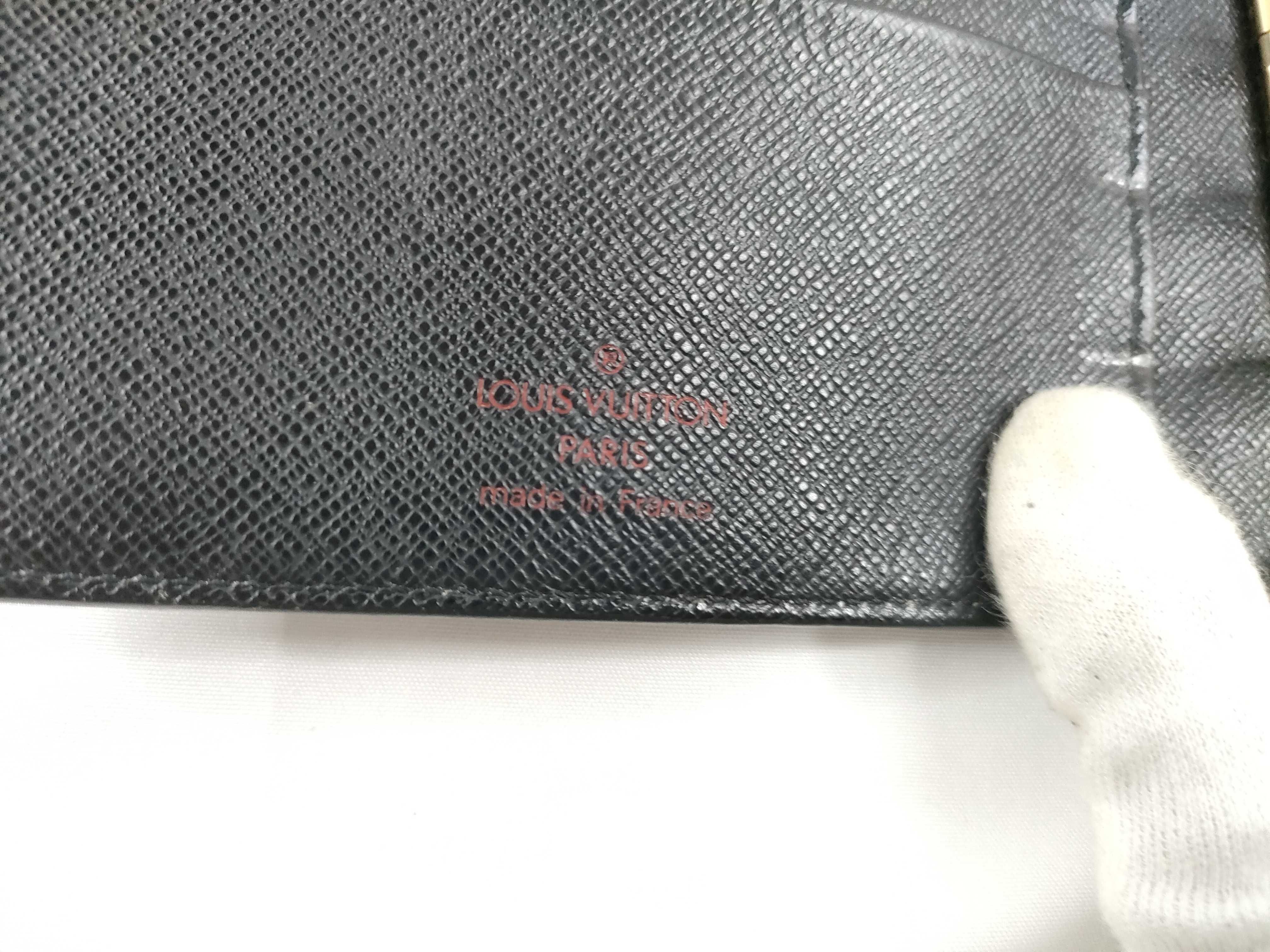 Epi Leather Agenda MM Black Notebook Cover — view 9