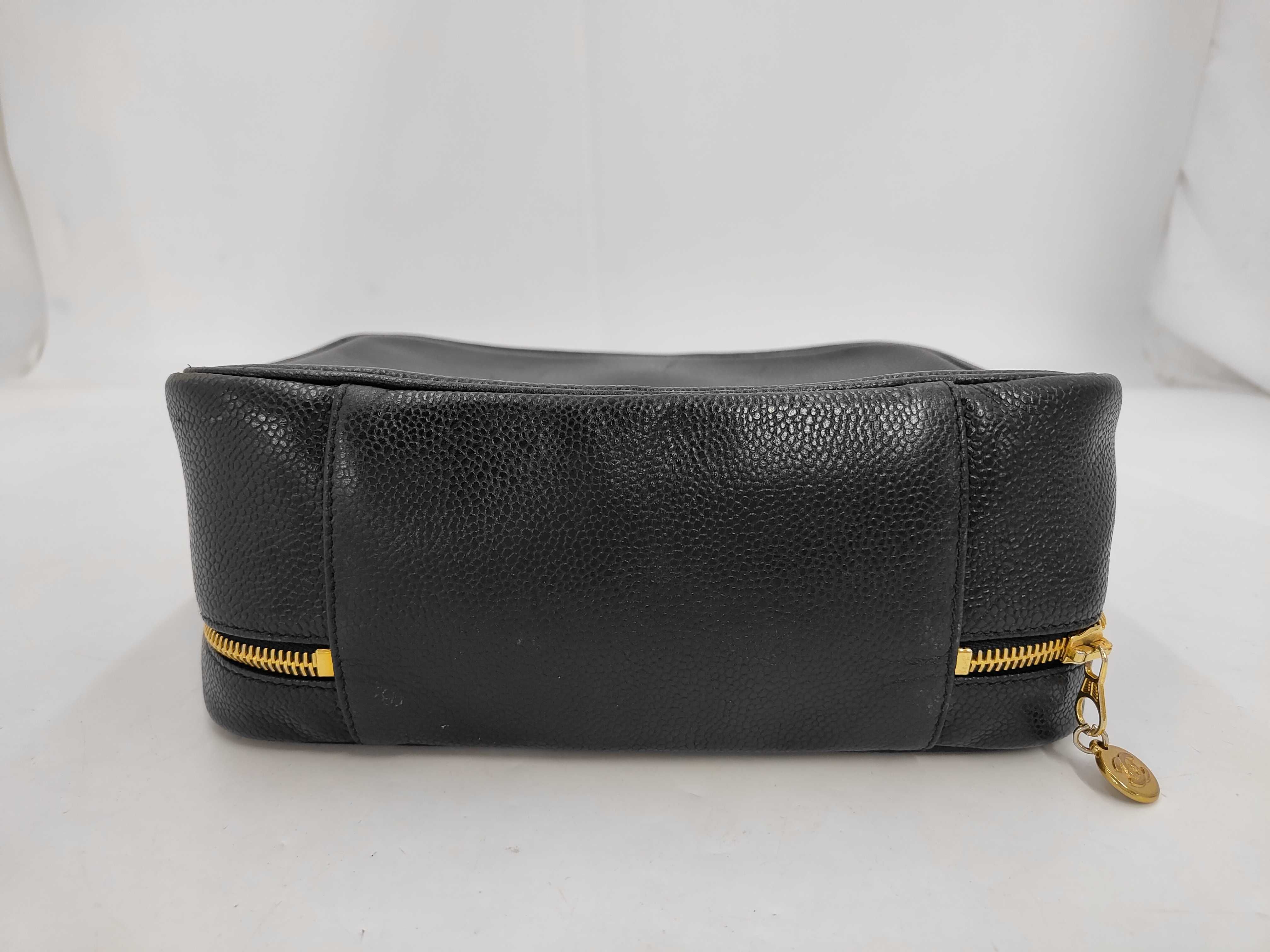 Caviar Skin Vanity Bag 4662616 Gold Hardware — view 4