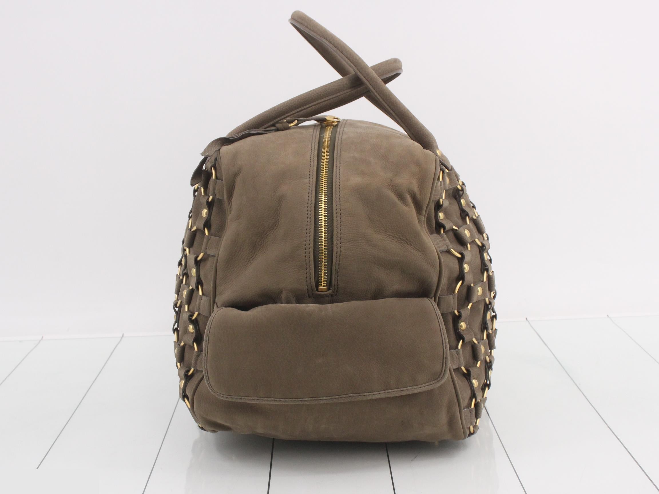 Croisette Suede Handbag Bowling Bag — view 4