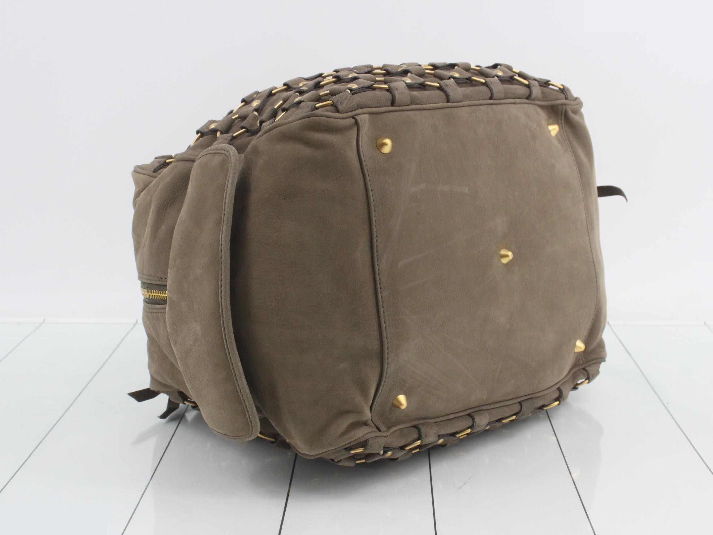 Croisette Suede Handbag Bowling Bag — view 5