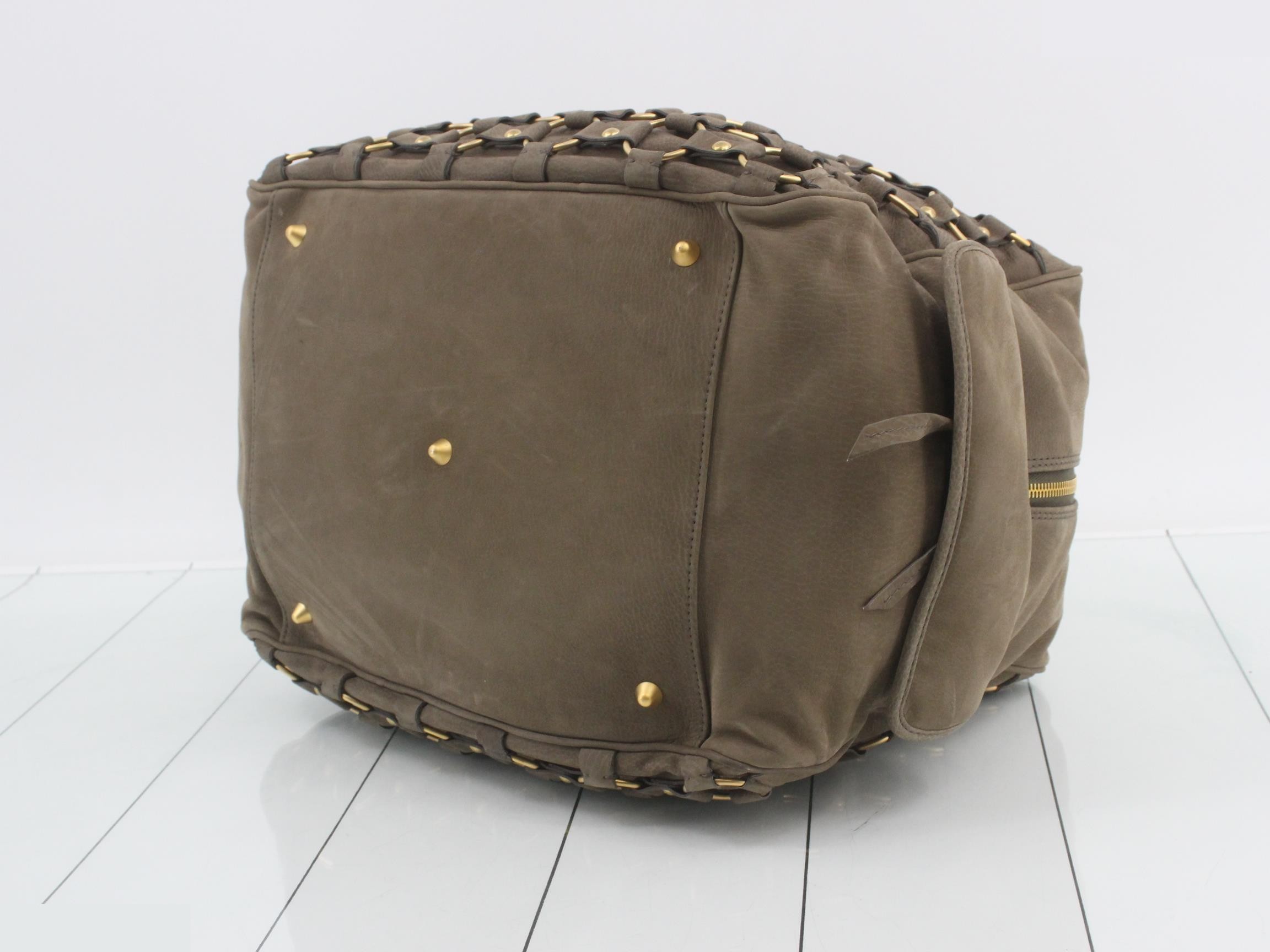 Croisette Suede Handbag Bowling Bag — view 6