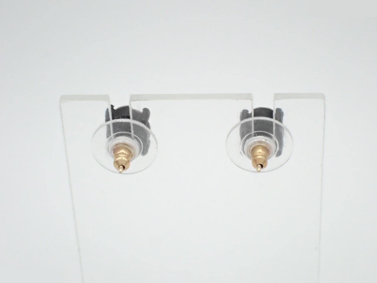 Rhinestone Coco Mark Earrings — view 2