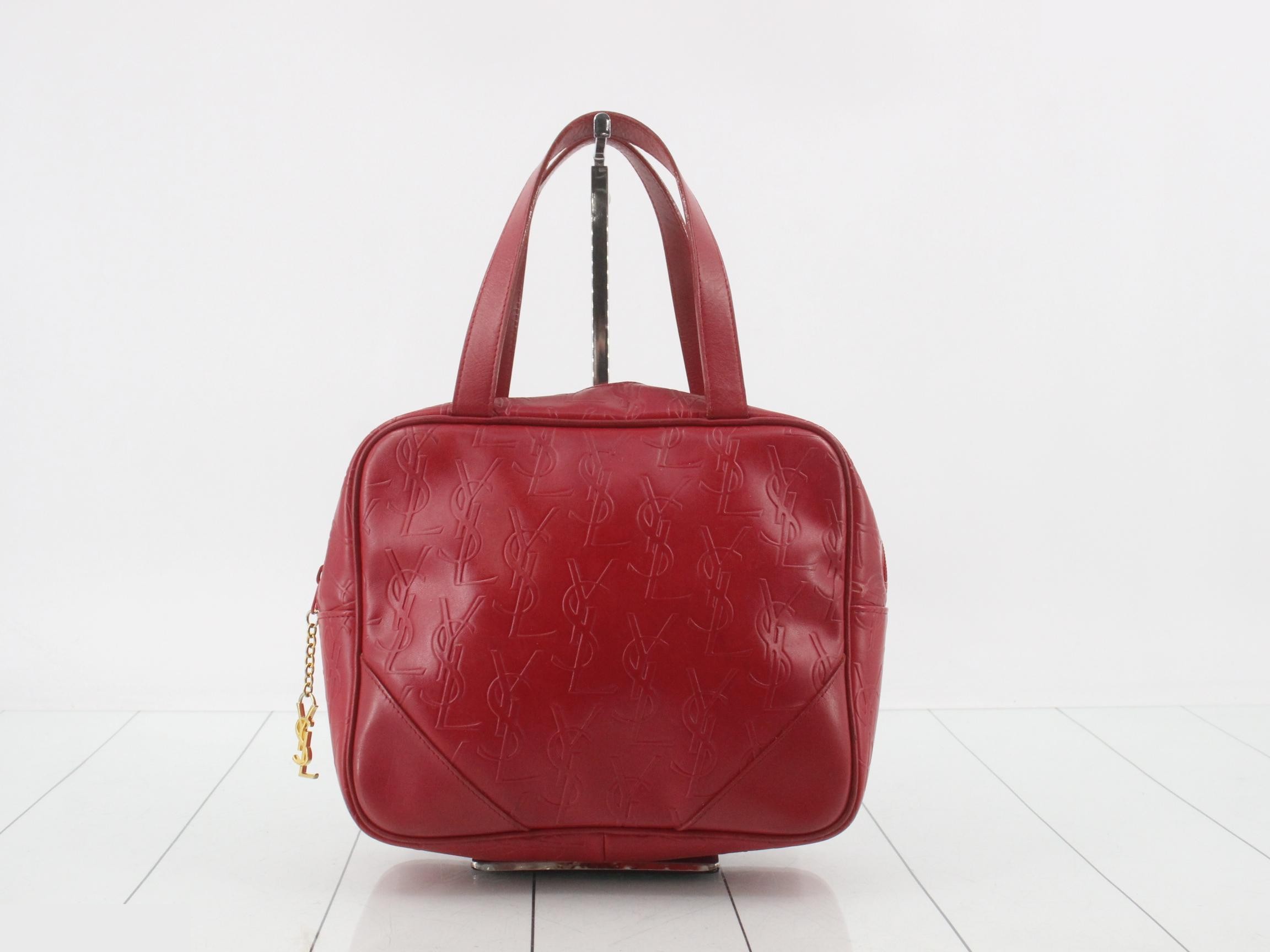 Monogram Leather Handbag