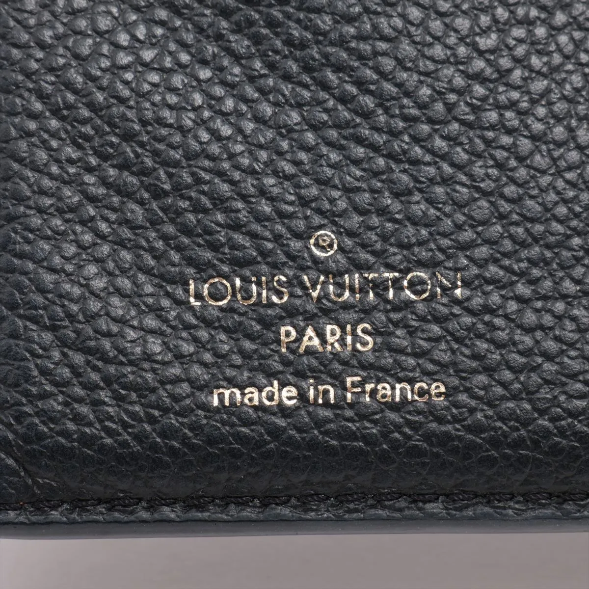 Monogram Empreinte Broderie Portefeuille Claire M81139 Black Compact Wallet (RFID detected) — view 7