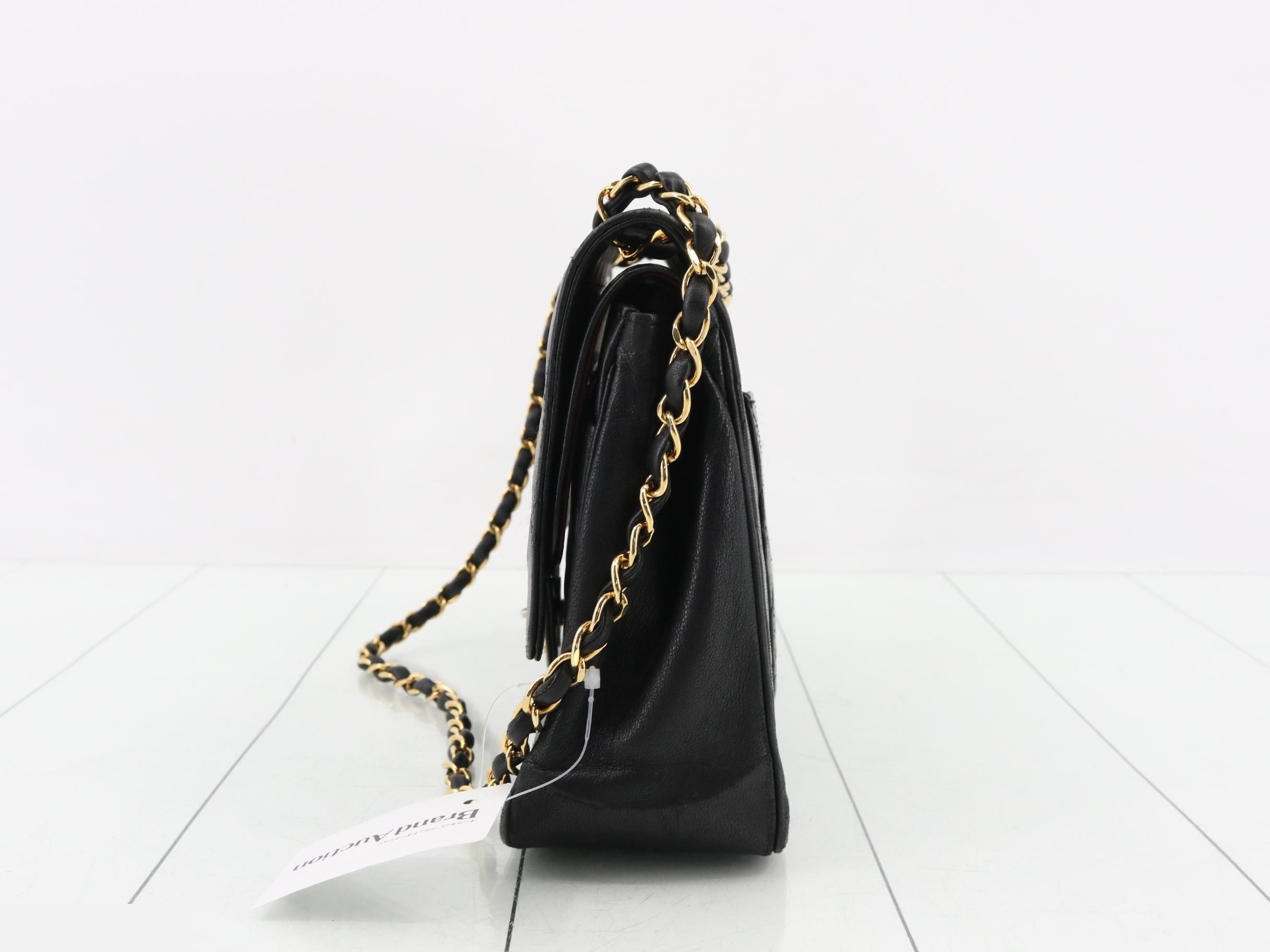 Matelassé Double Flap Chain Shoulder Bag — view 3