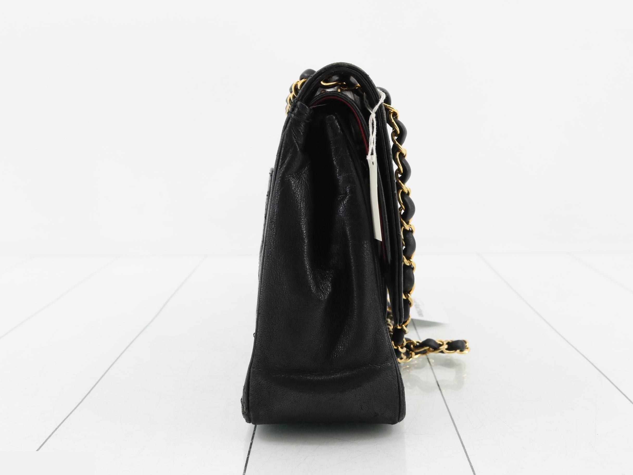 Matelassé Double Flap Chain Shoulder Bag — view 4