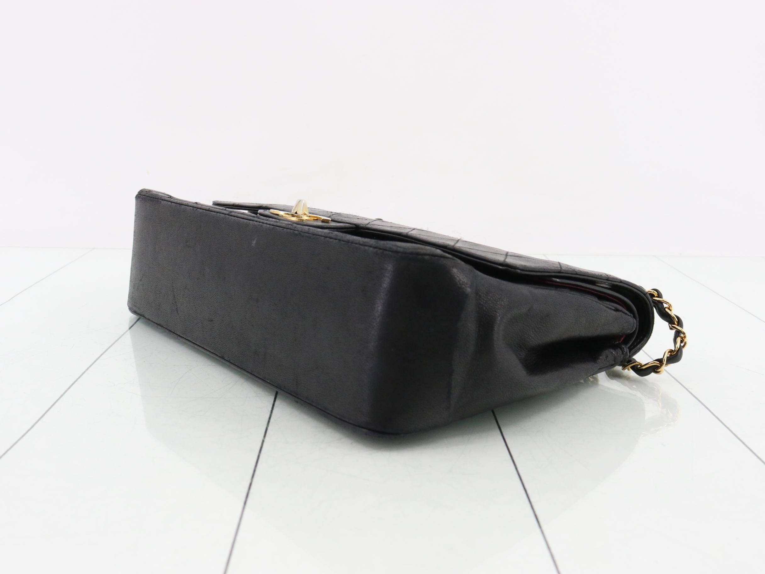 Matelassé Double Flap Chain Shoulder Bag — view 6