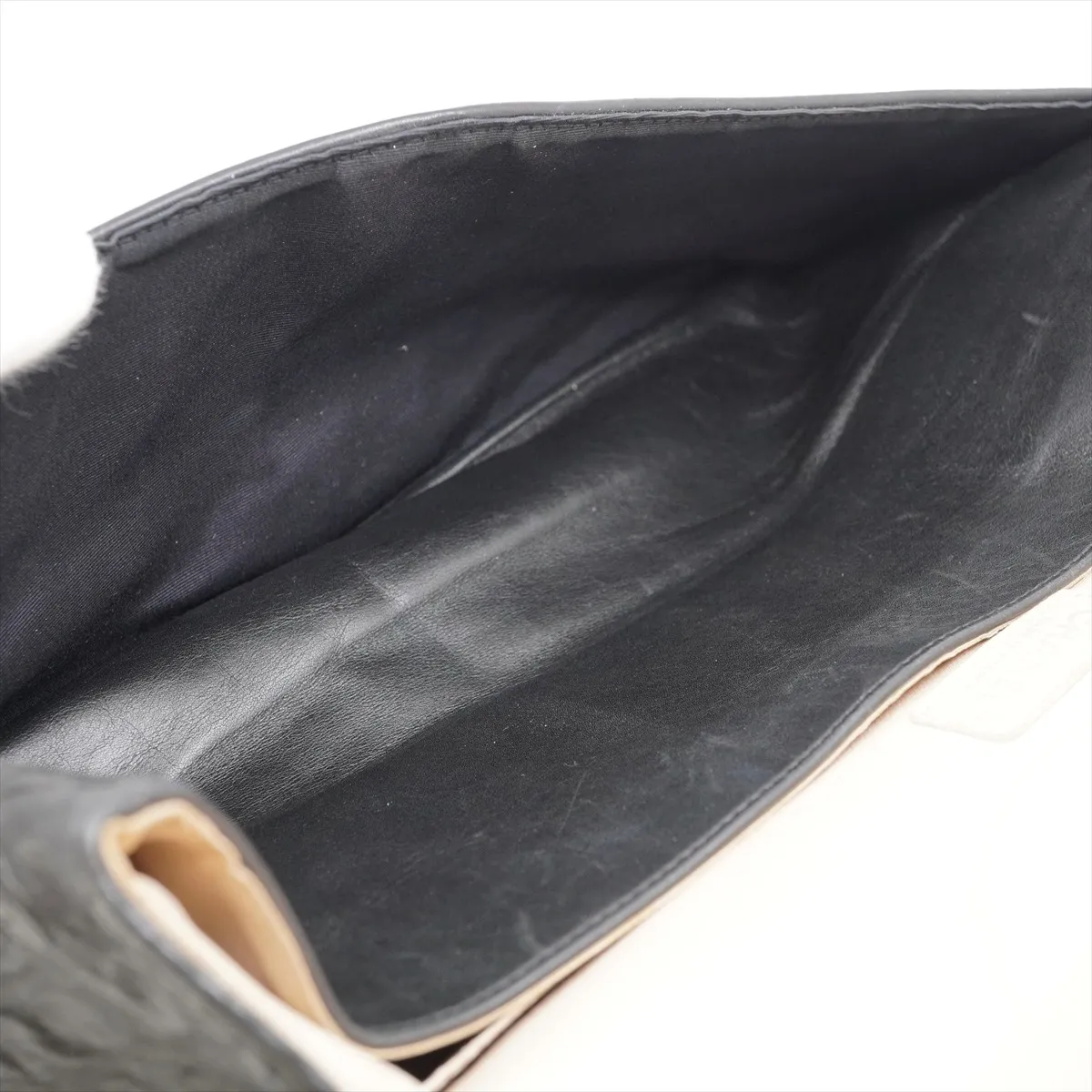 Matelasse 2.55 Maxi Calfskin Double Flap Double Chain Bag Black Silver Hardware 12934754 Storage Bag Included — view 11