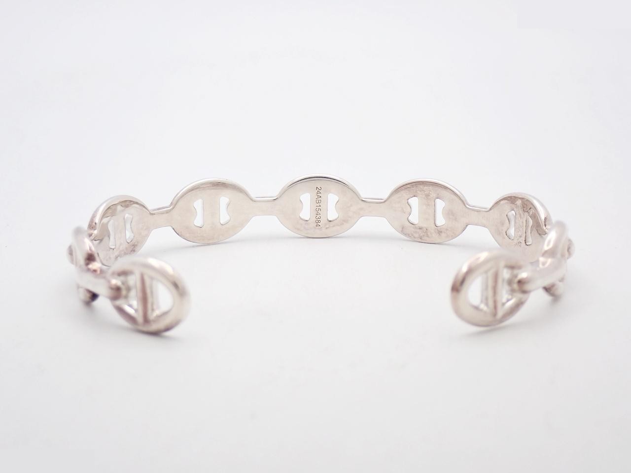 SV925 Chaine d'Ancre Enchainée Bangle, Light Gold, 18.2g — view 2