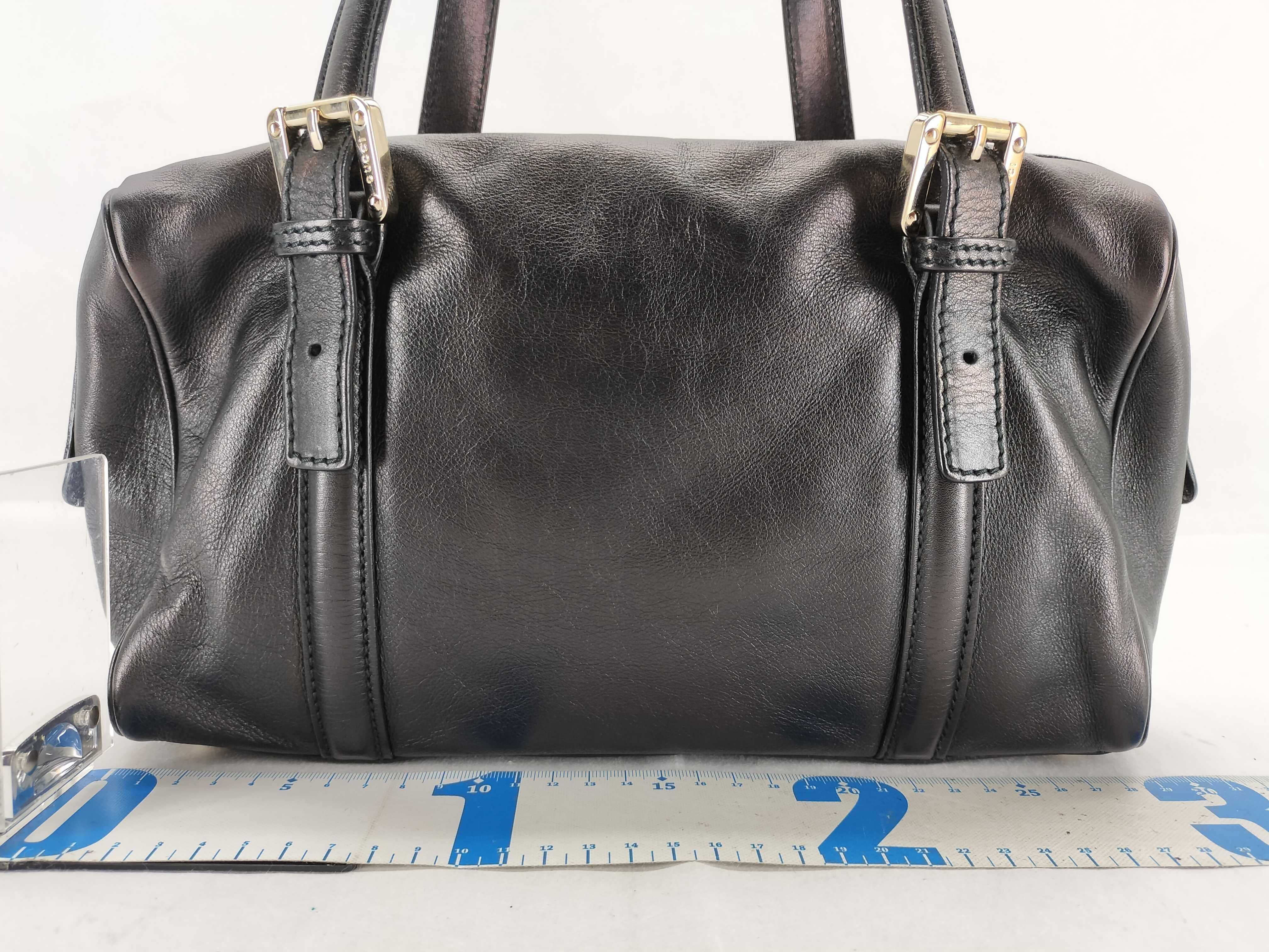 Interlocking G Leather Handbag Mini Boston Handbag — view 2