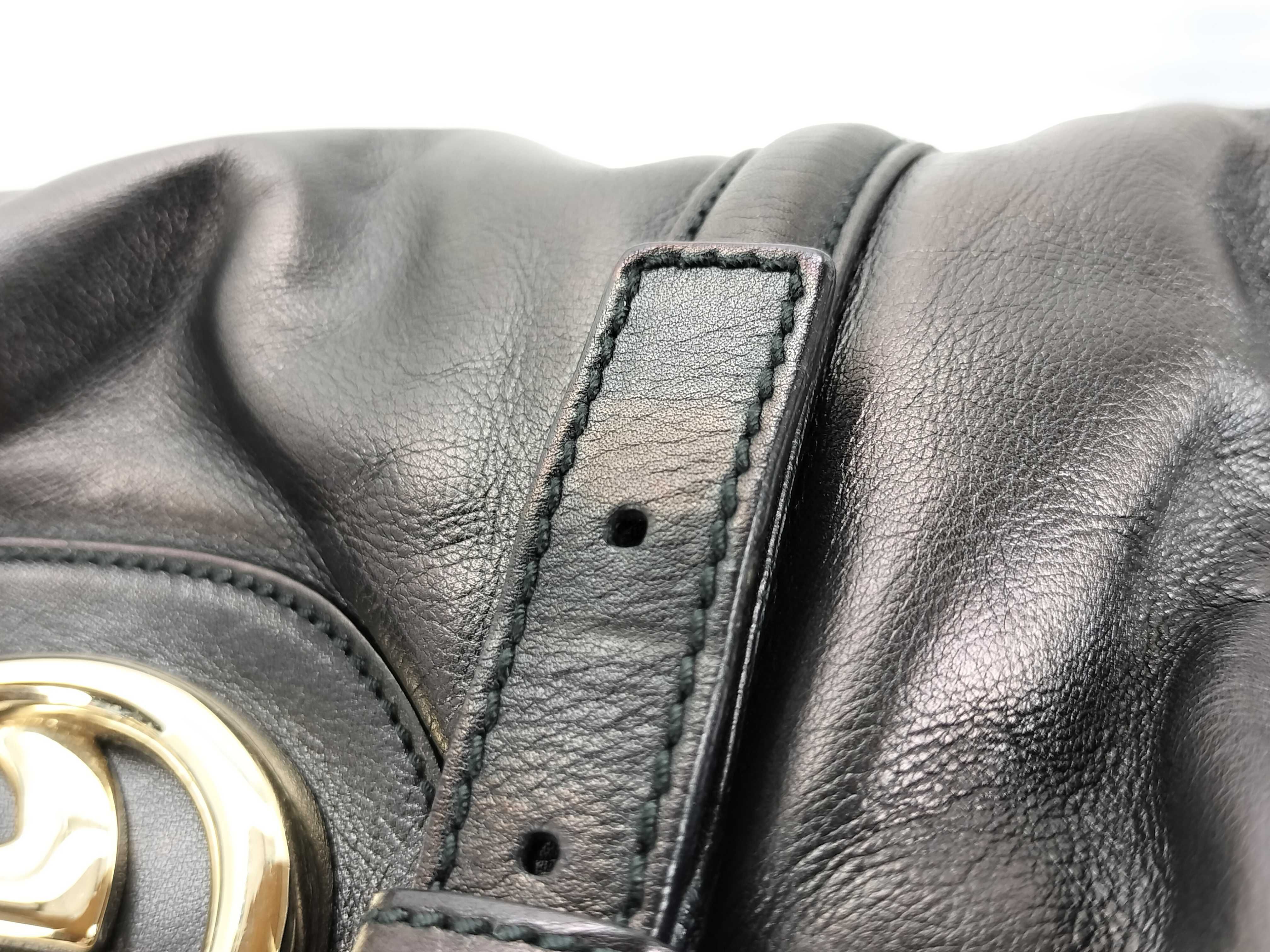 Interlocking G Leather Handbag Mini Boston Handbag — view 13