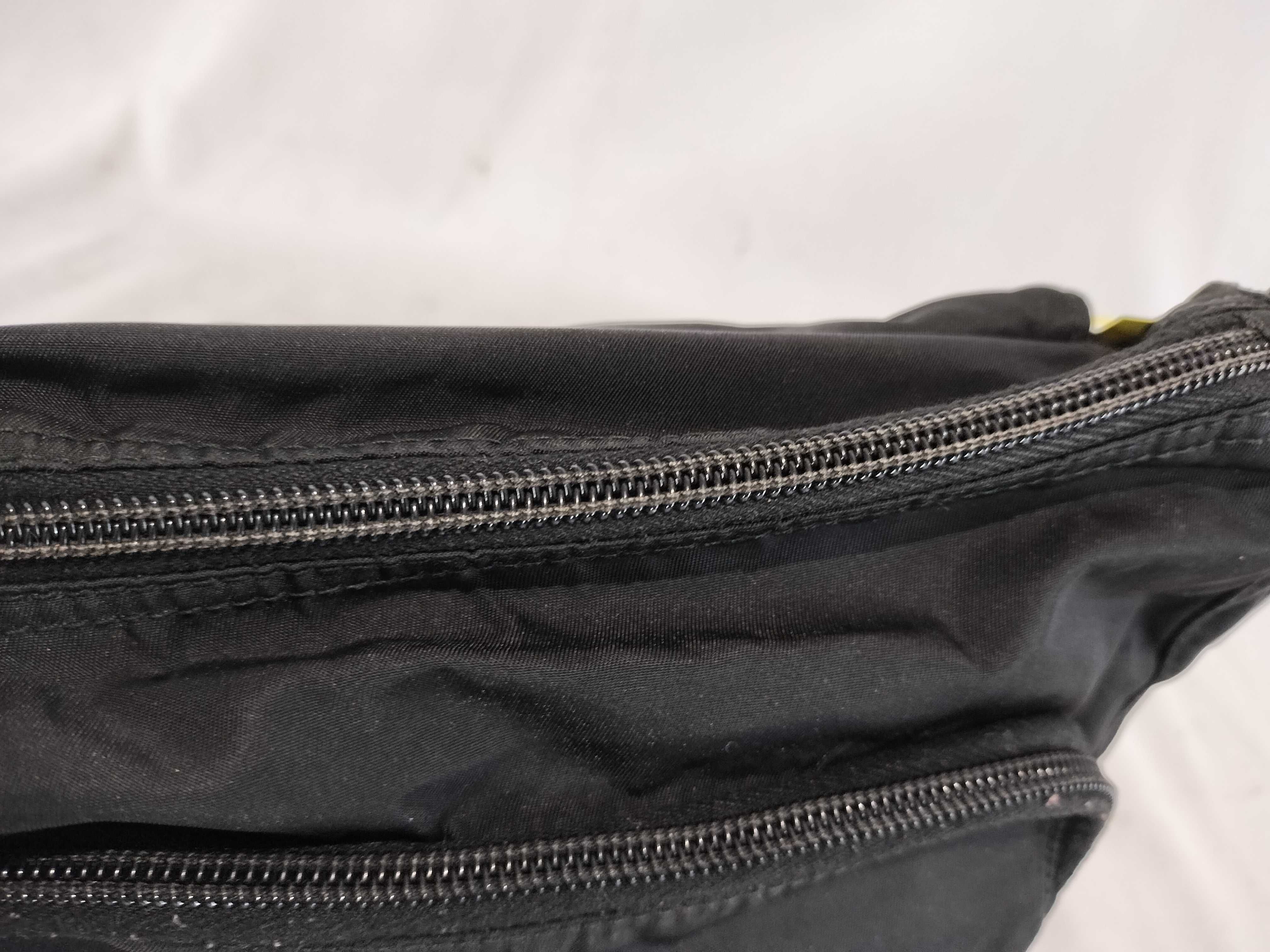 Nylon Shoulder Bag with Triangular Plate — view 10