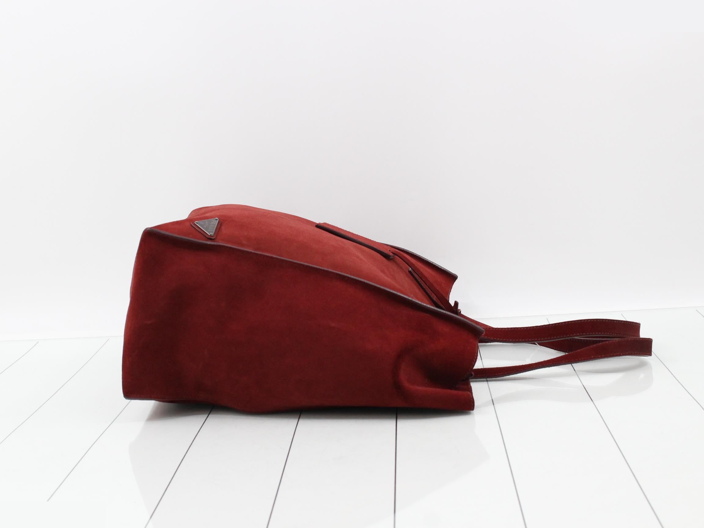 Suede tote bag — view 3