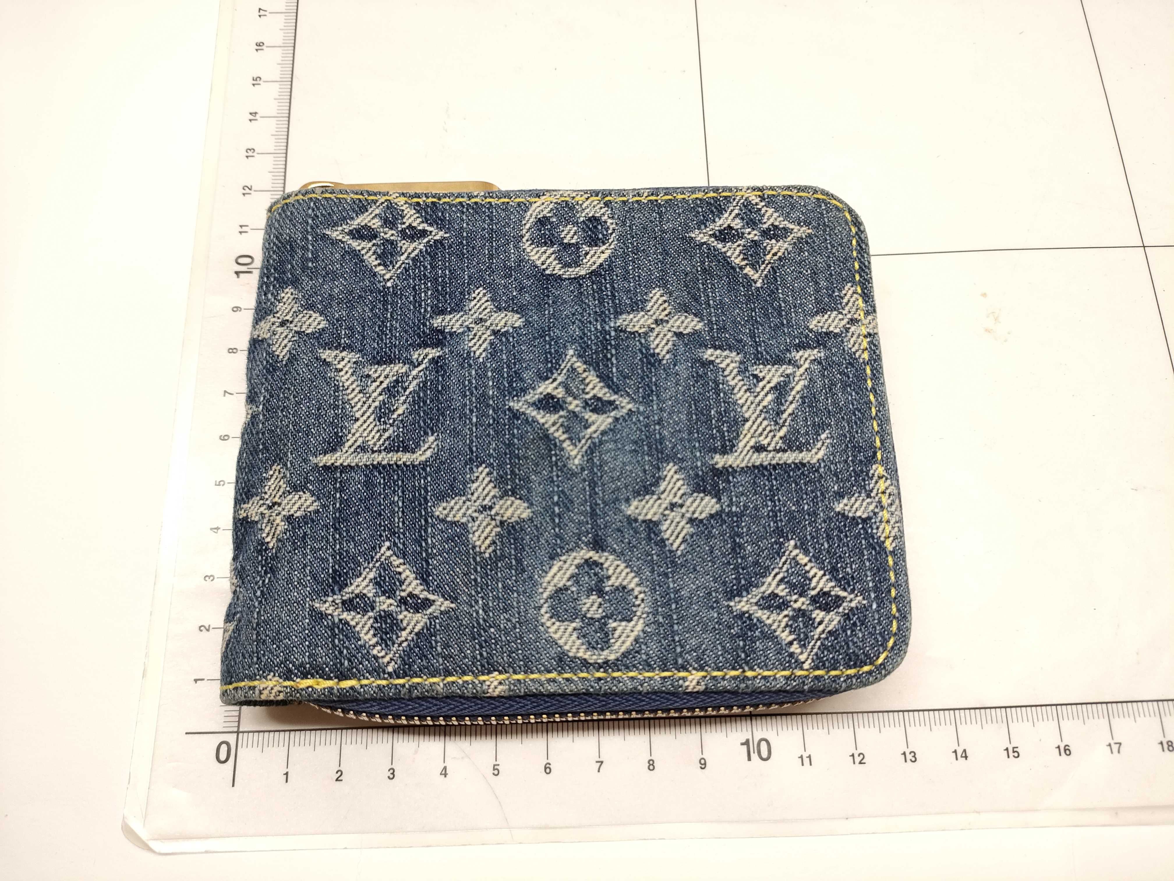 Monogram Denim Mini Zippy M95342 Wallet — view 7