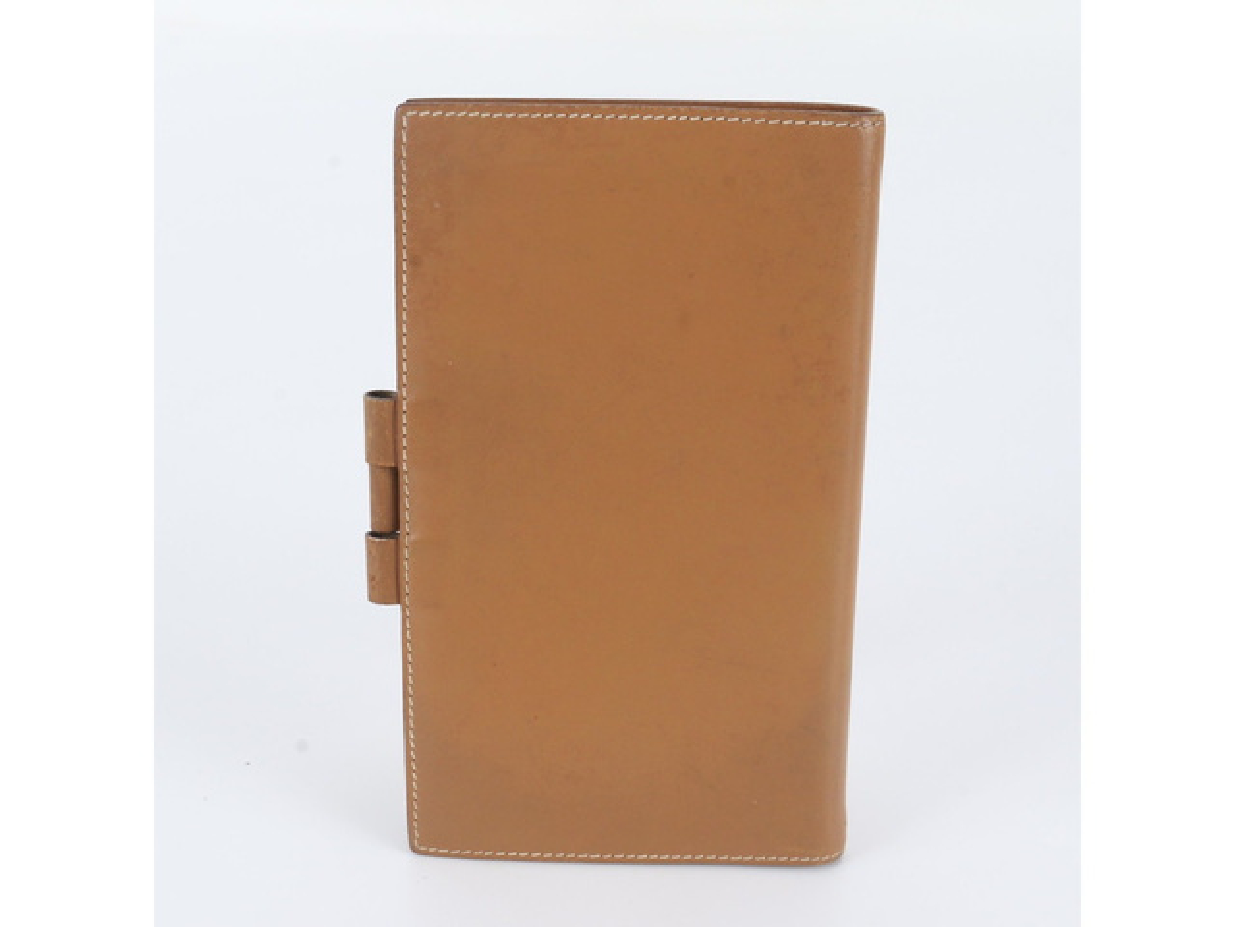 (Hermes) Agenda Leather Notebook Cover with " Y" Stamp — view 2