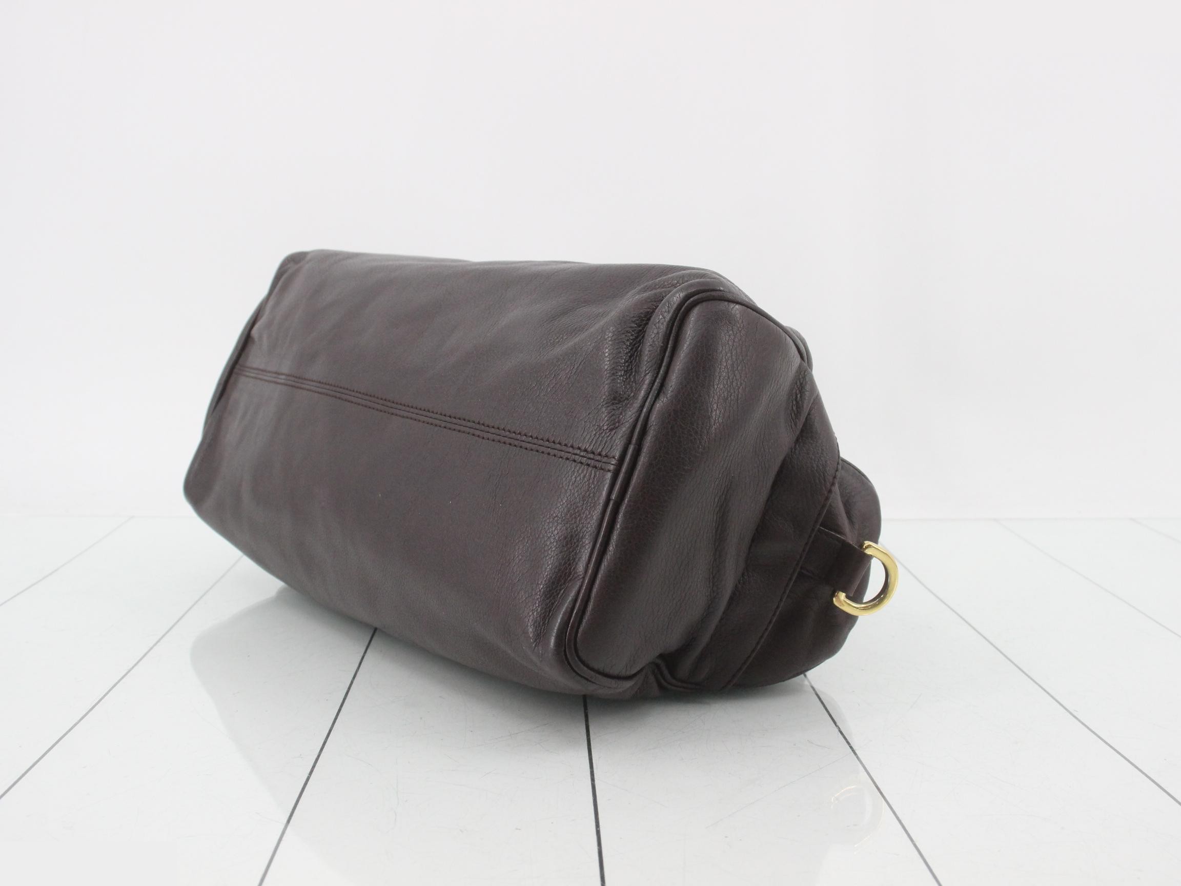 Ame Anagram 2-Way Leather Shoulder Bag — view 6