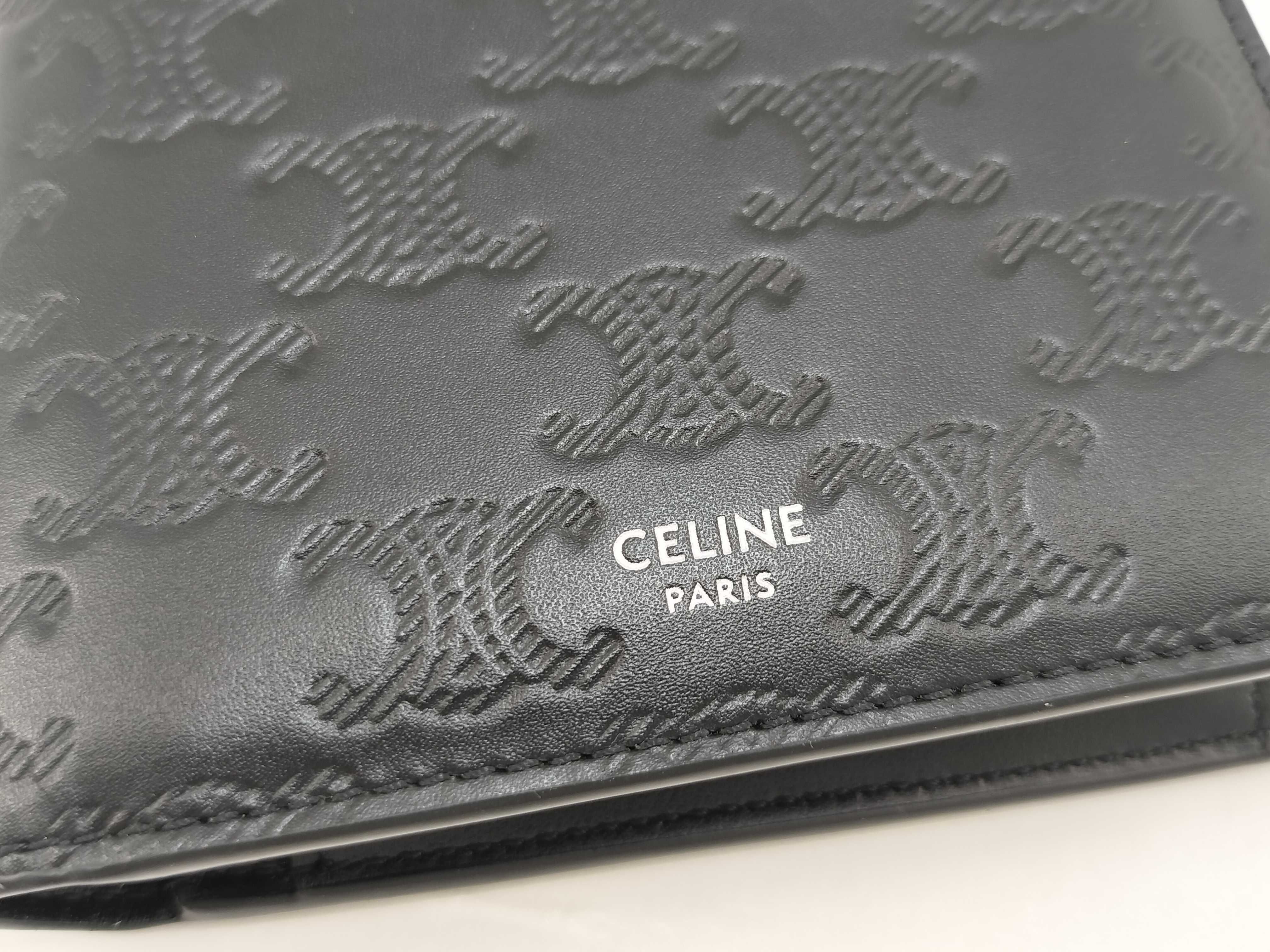 Triomphe Bifold Wallet, Black, 10C873FQB. Accessories: Box, dust bag, wallet. — view 14