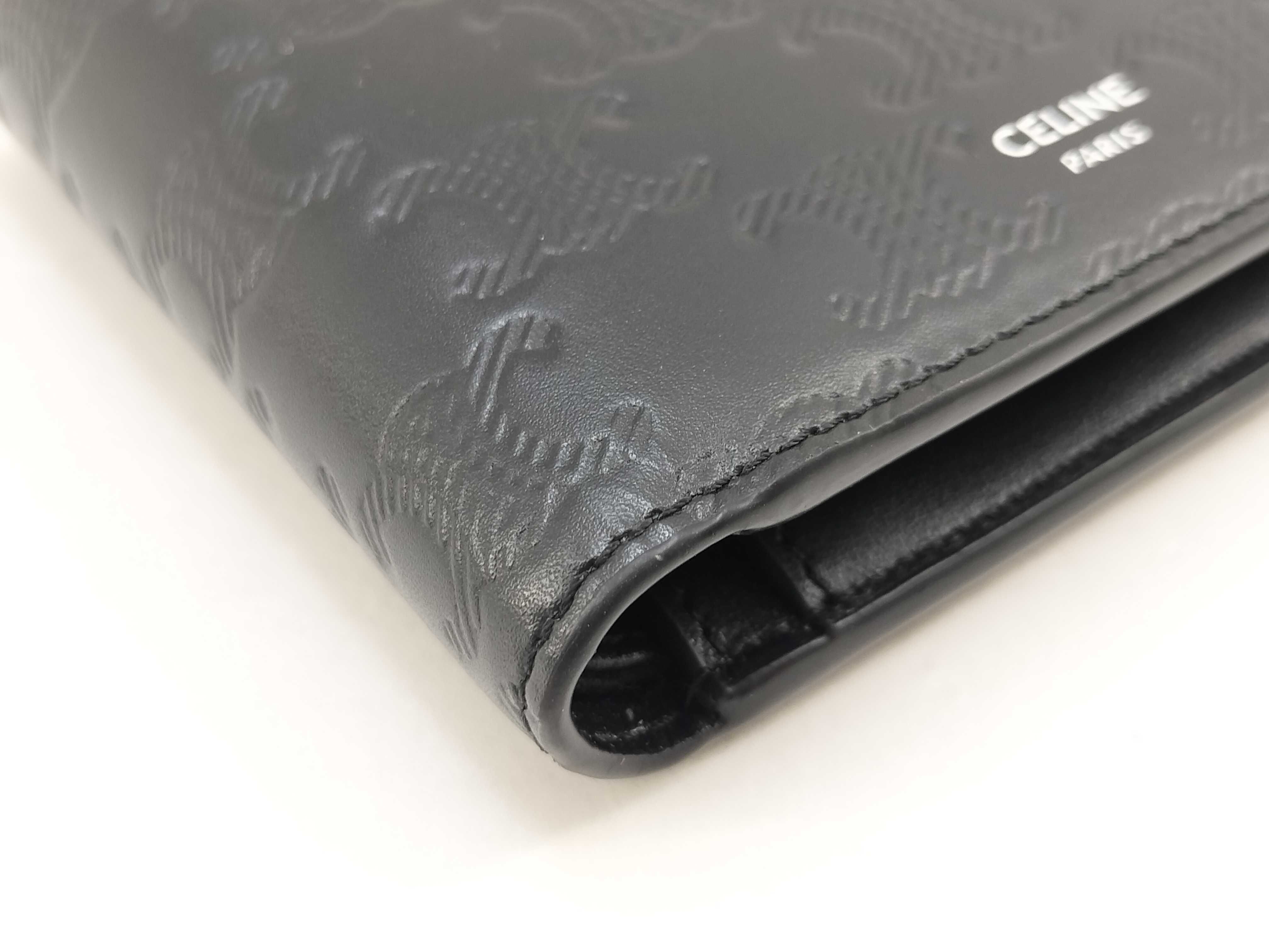 Triomphe Bifold Wallet, Black, 10C873FQB. Accessories: Box, dust bag, wallet. — view 4
