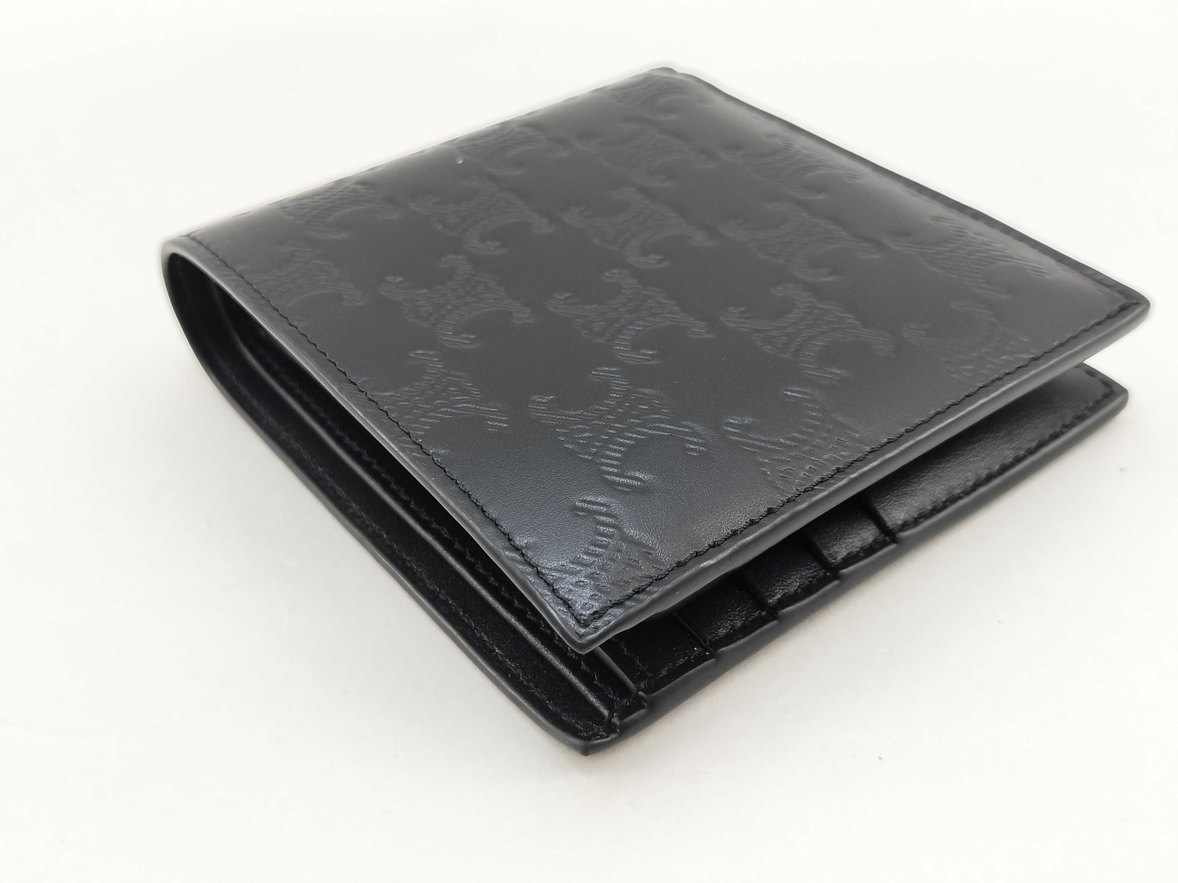 Triomphe Bifold Wallet, Black, 10C873FQB. Accessories: Box, dust bag, wallet. — view 7