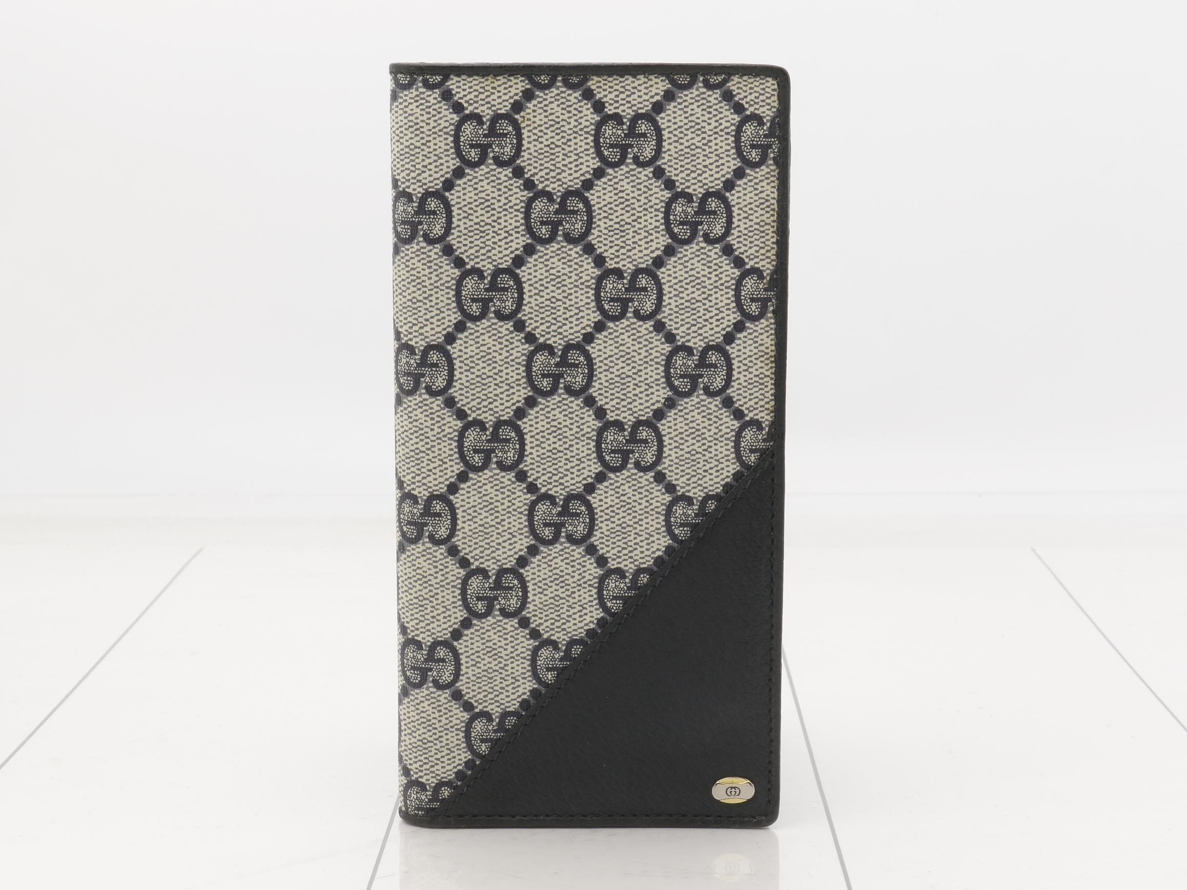 GG Supreme Leather Billfold/Bi-fold Long Wallet