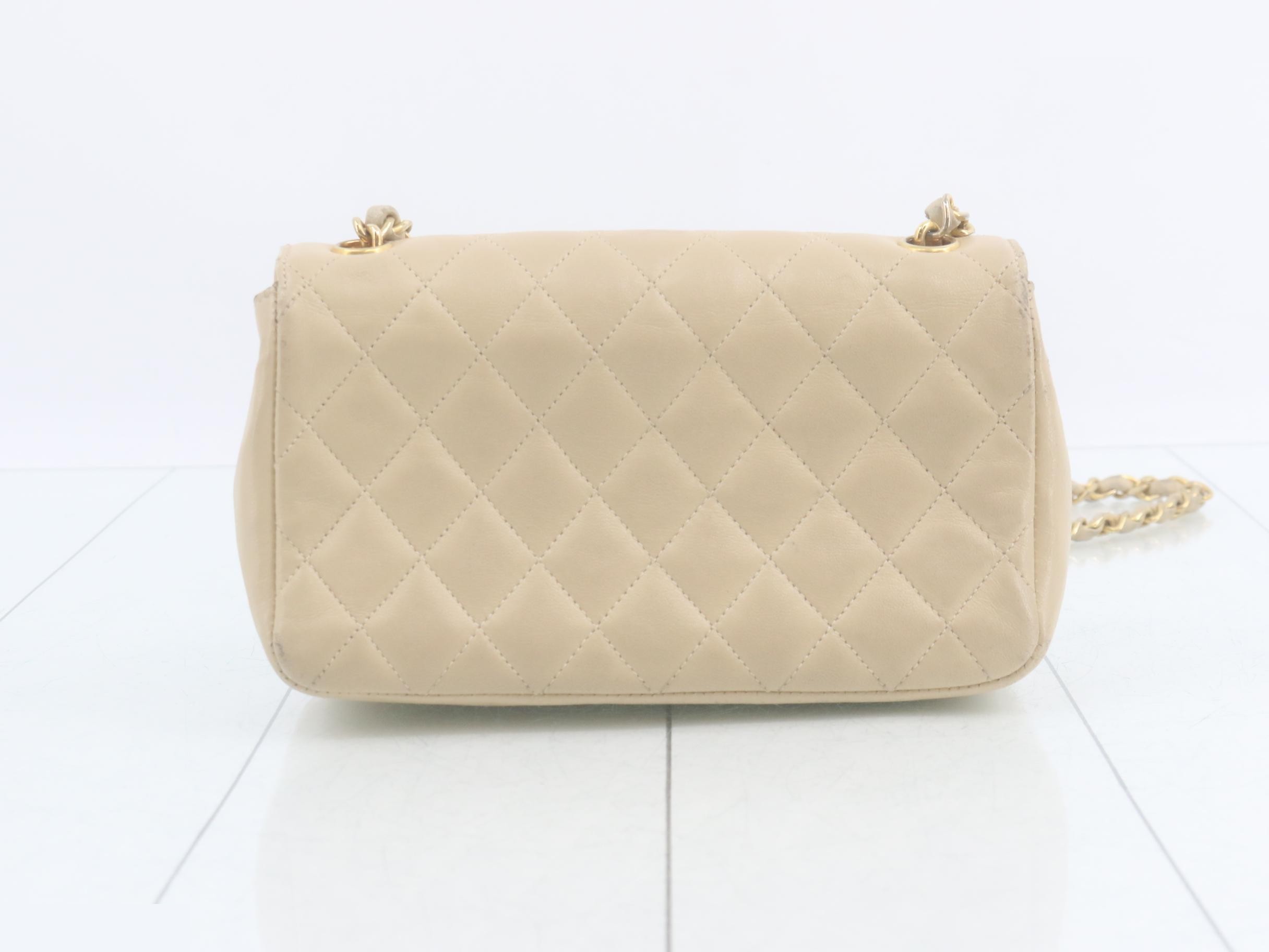 Lambskin Mini Matelassé Shoulder Bag, Unit 1 — view 2