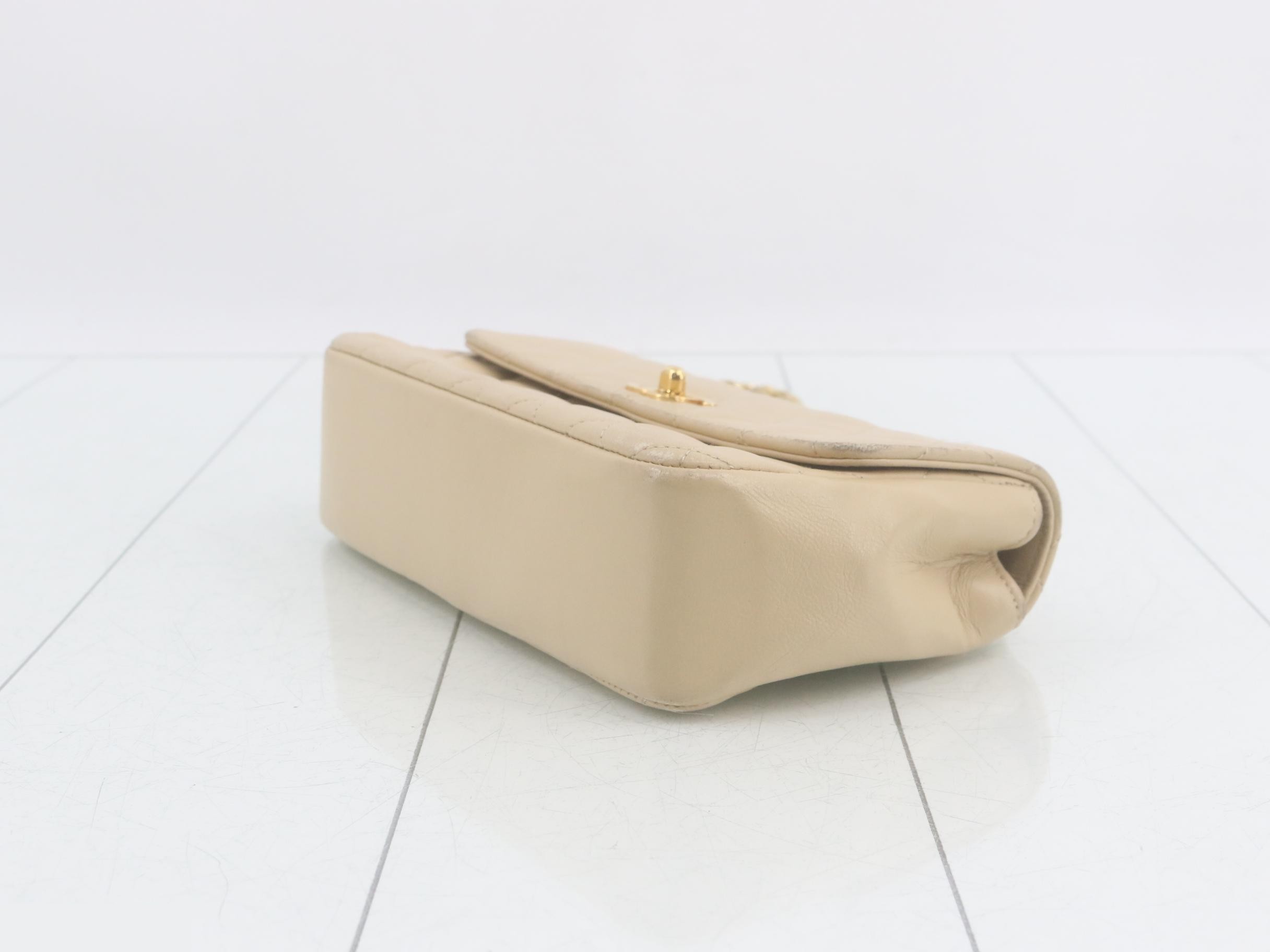 Lambskin Mini Matelassé Shoulder Bag, Unit 1 — view 6