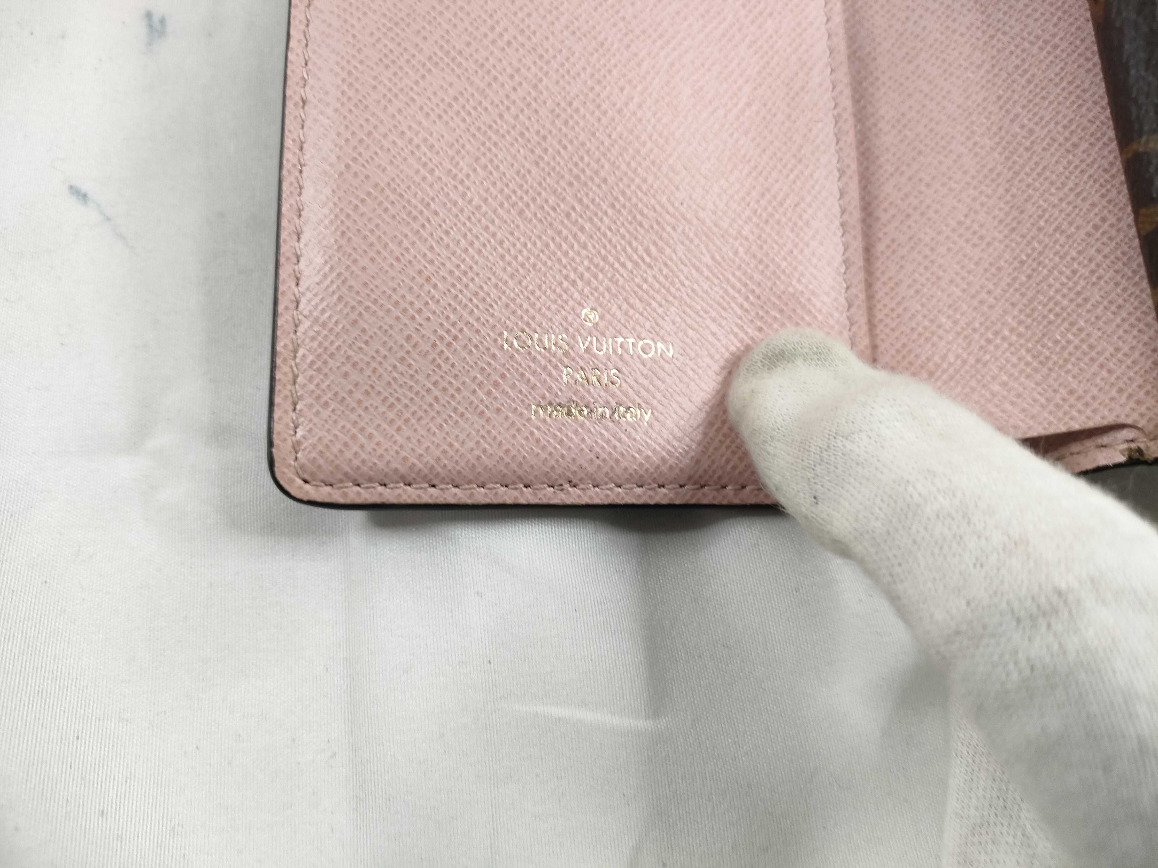 Monogram Portefeuille Juliette M80973 Rose Ballerine RFID Wallet — view 9