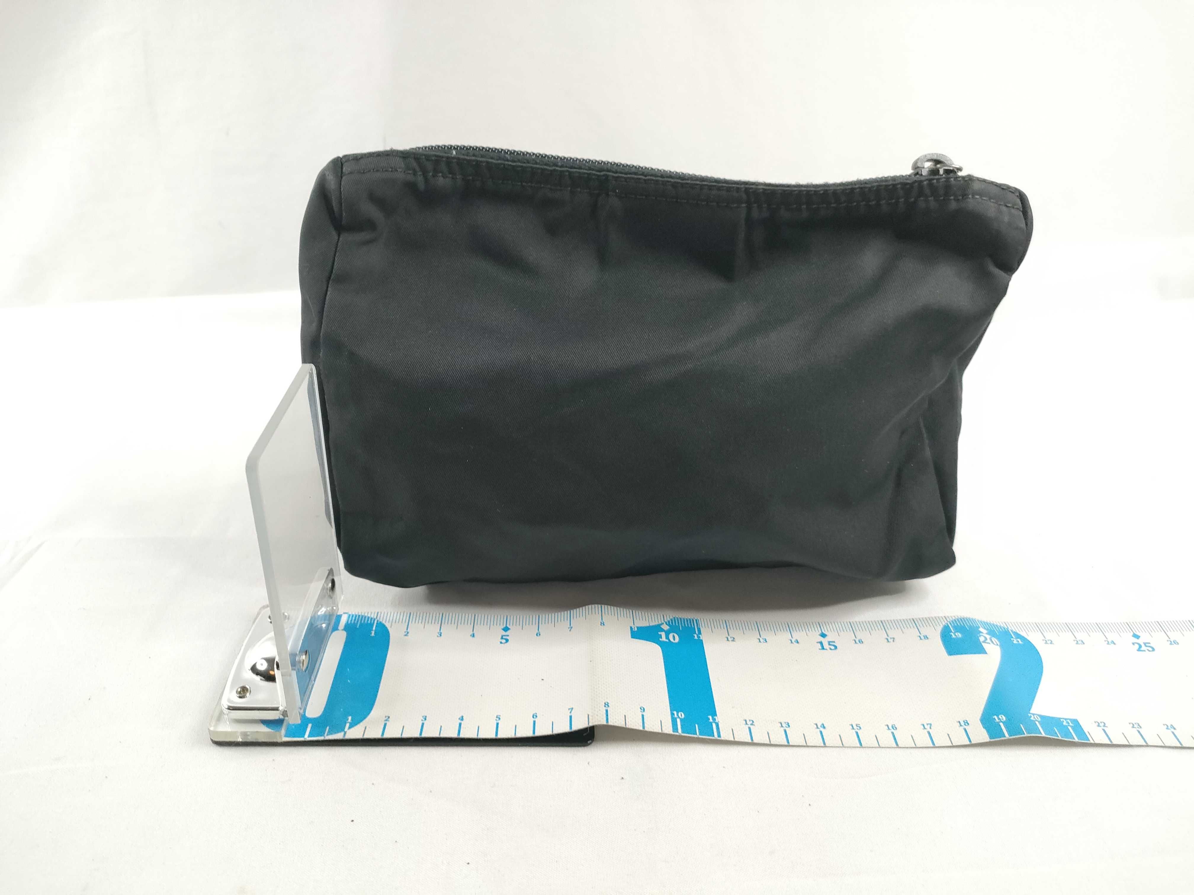nylon pouch with triangular logo. — view 2