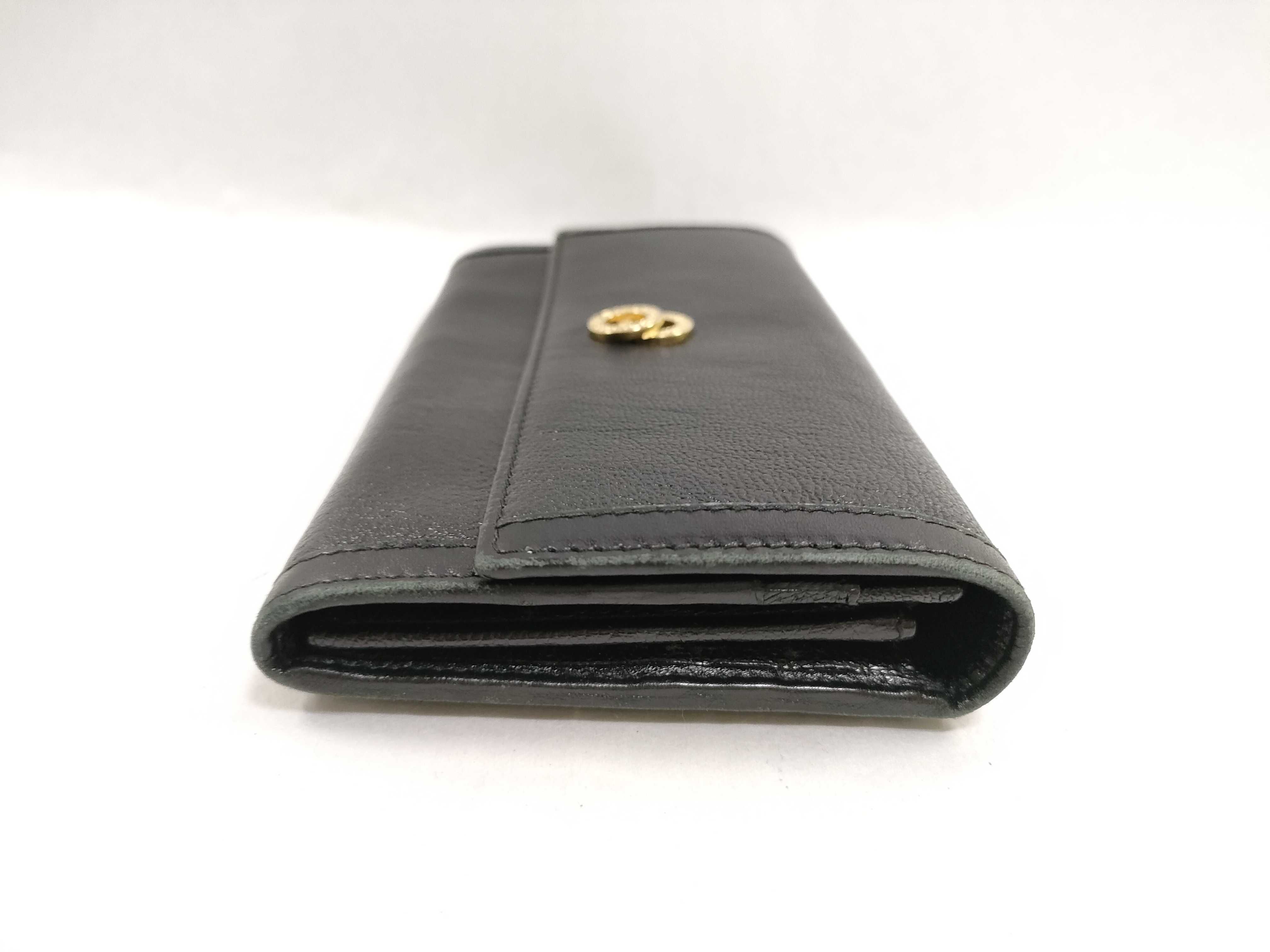 Bulgari Leather Double Ring Bi-fold Wallet — view 4