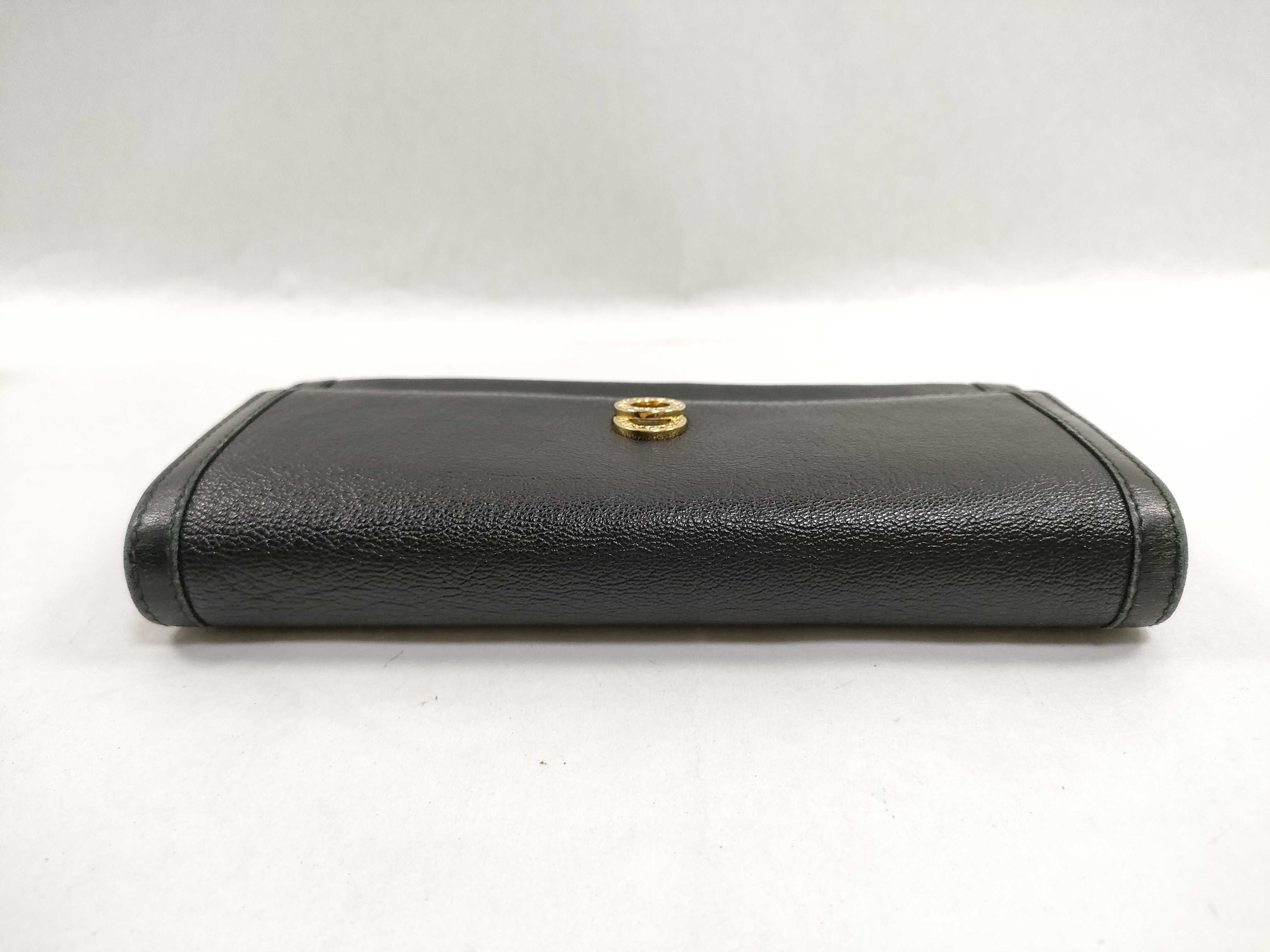 Bulgari Leather Double Ring Bi-fold Wallet — view 6