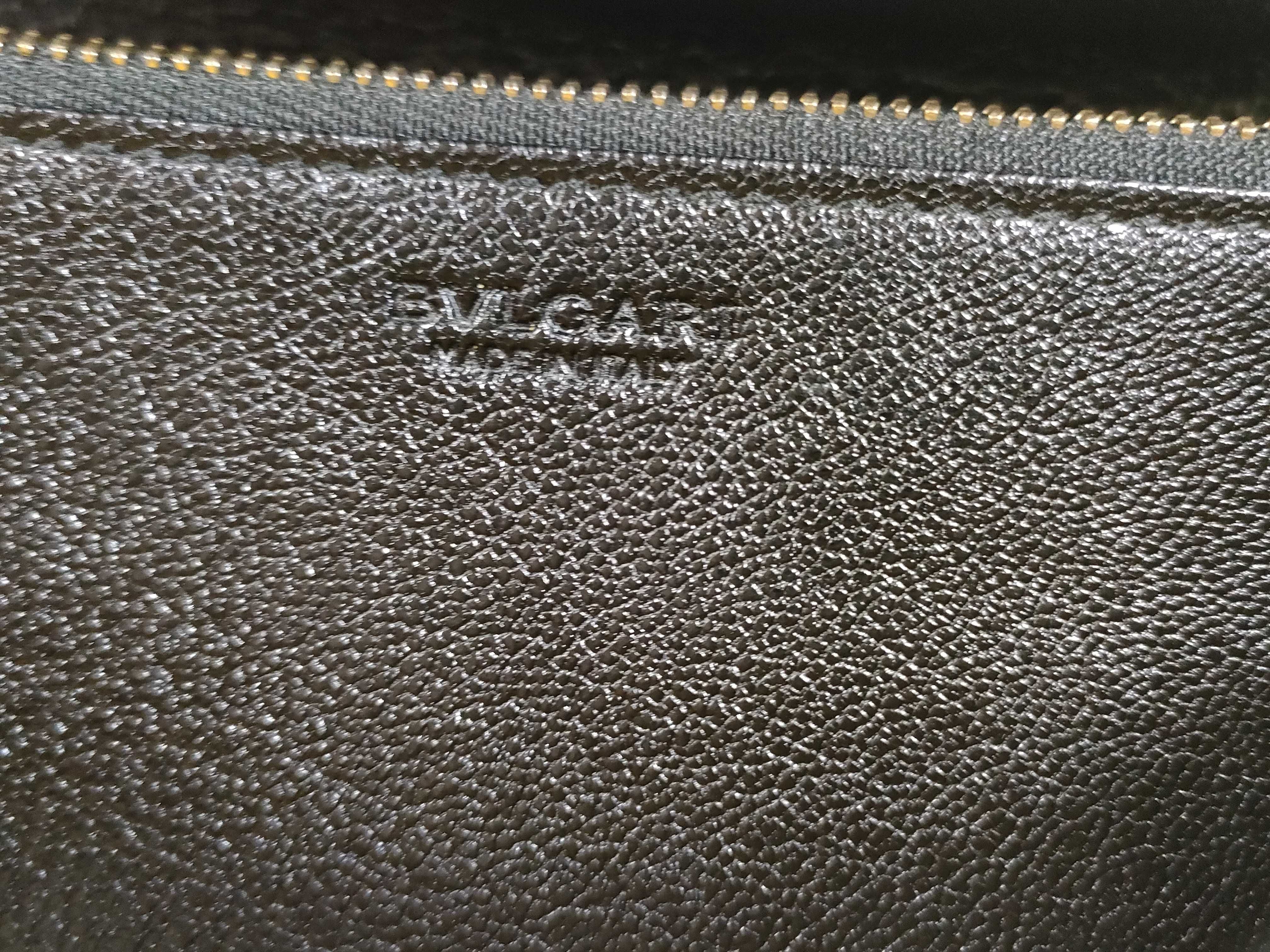 Bulgari Leather Double Ring Bi-fold Wallet — view 9