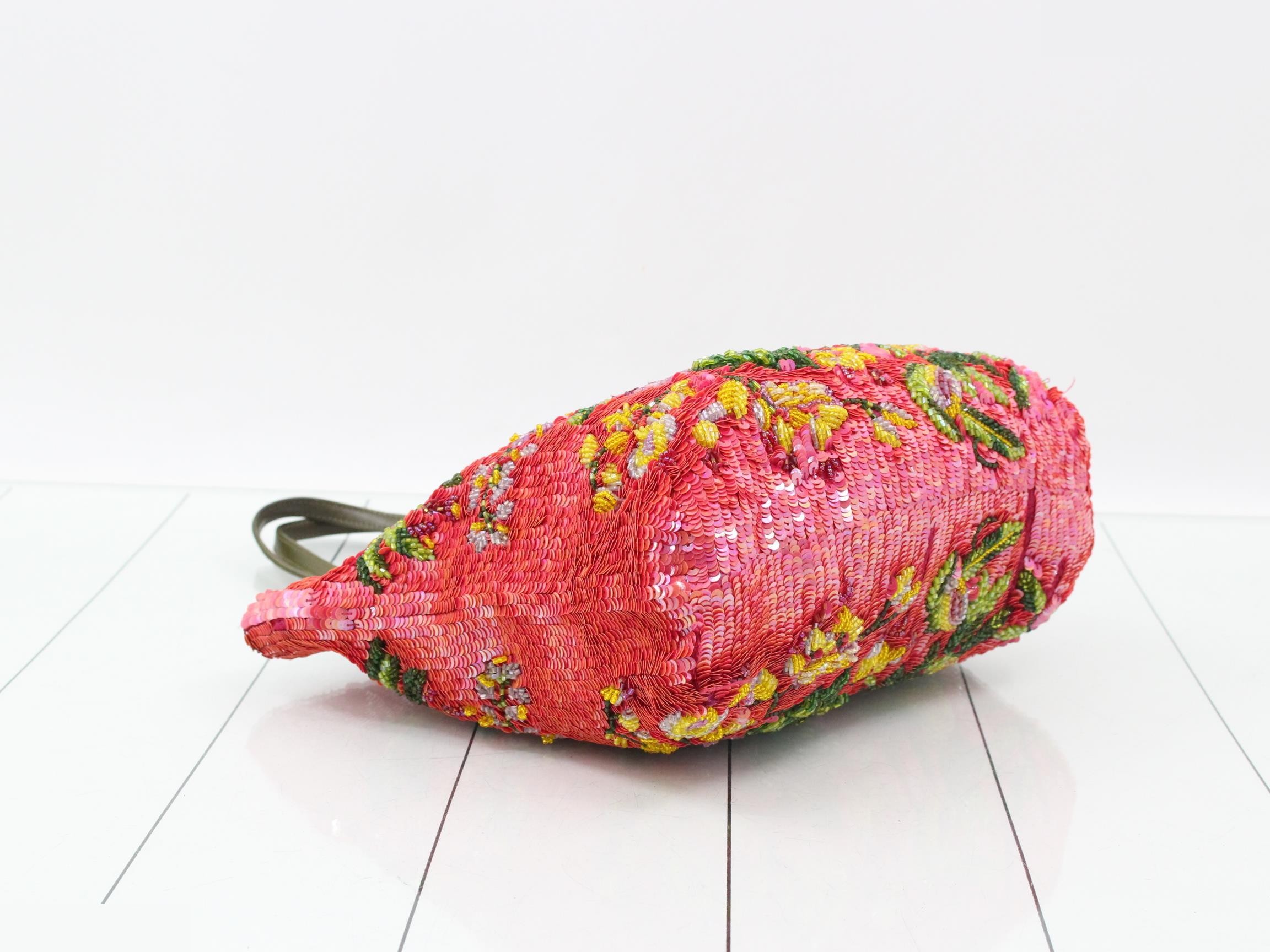 Beaded and sequined tote bag — view 5
