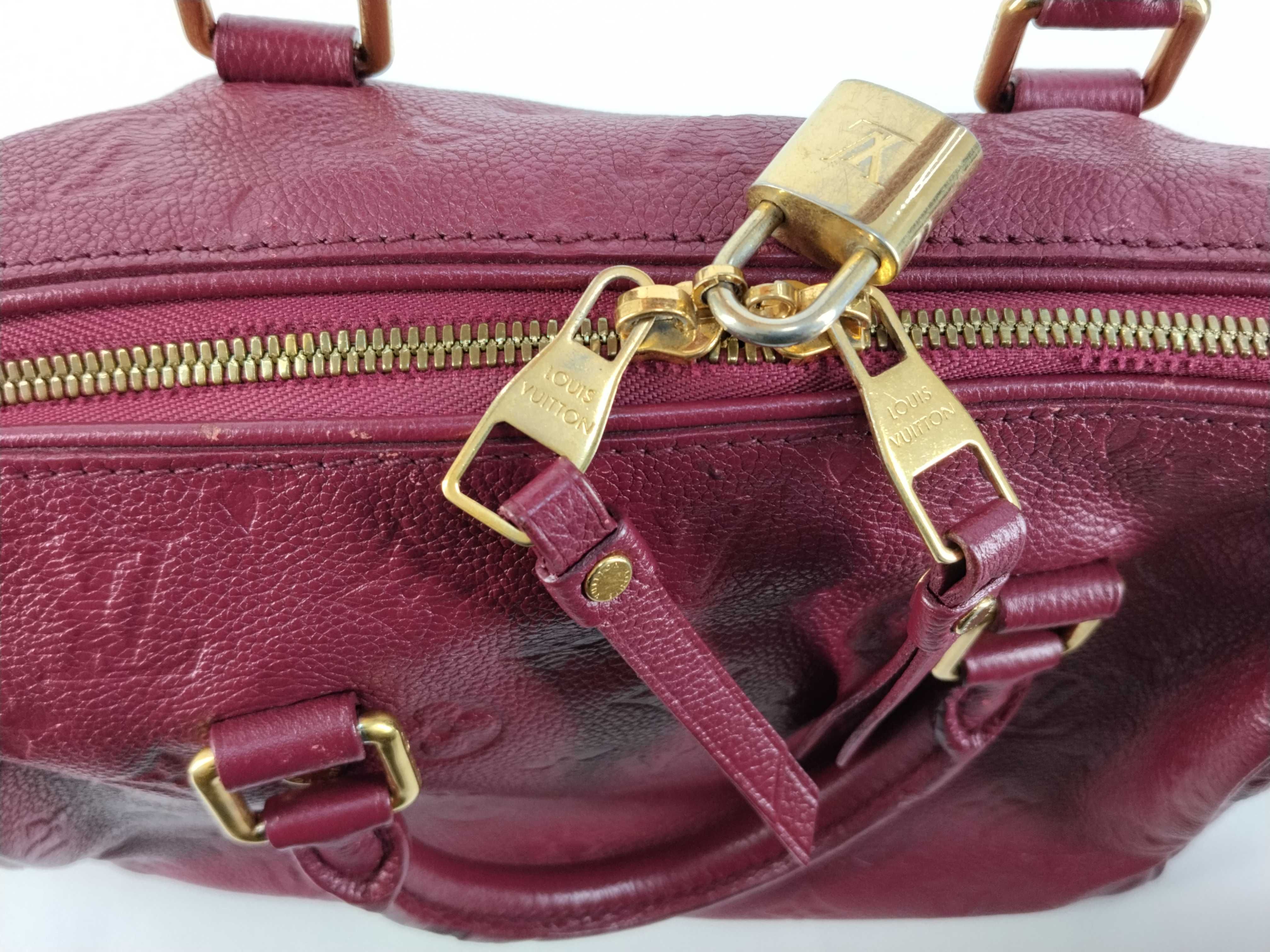 Monogram Empreinte Louis Vuitton Speedy 25 Handbag — view 8