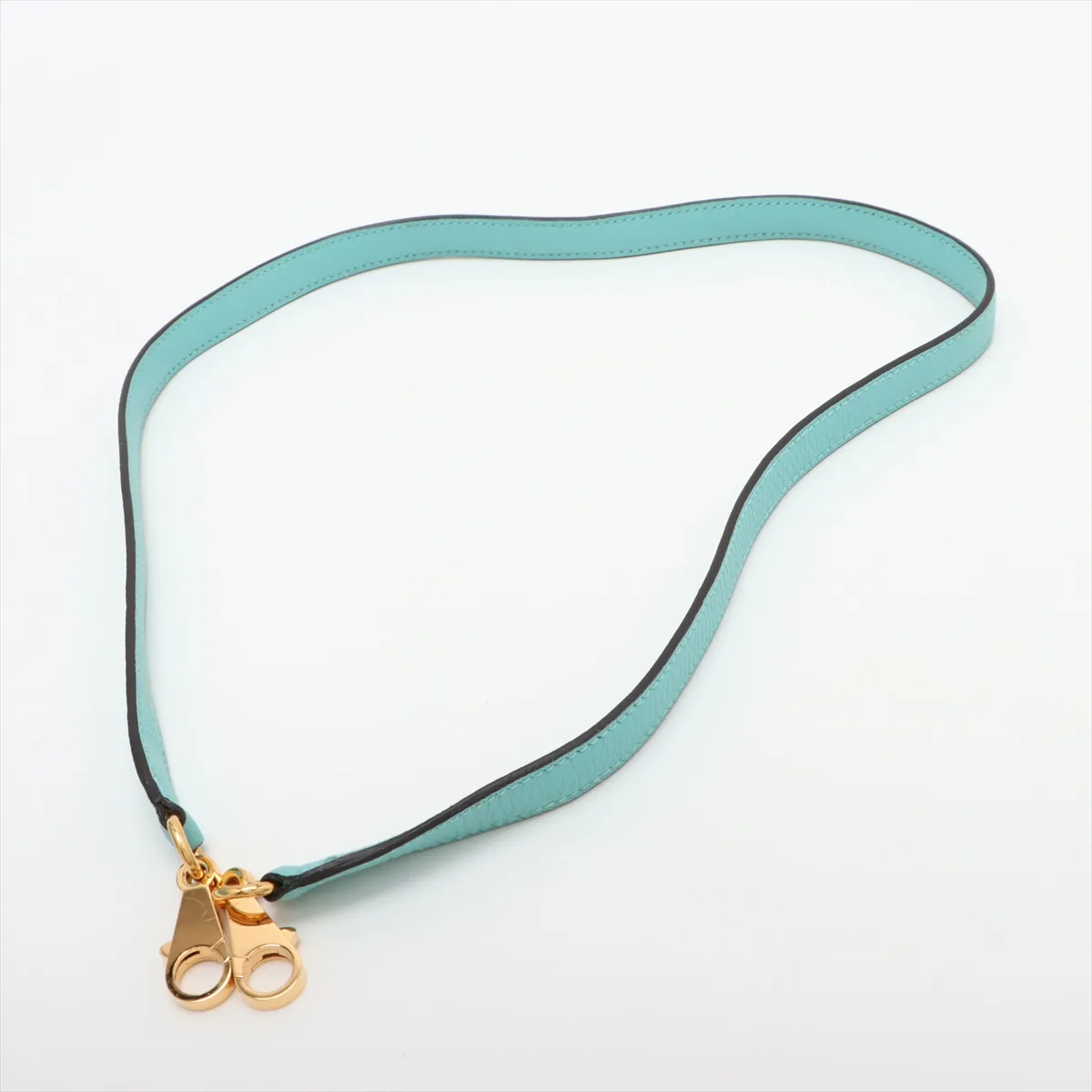[Individually wrapped] Hermes Kelly 32 LeTourne Taurillon Clemence Blue Atoll Gold hardware T:2015 — view 7