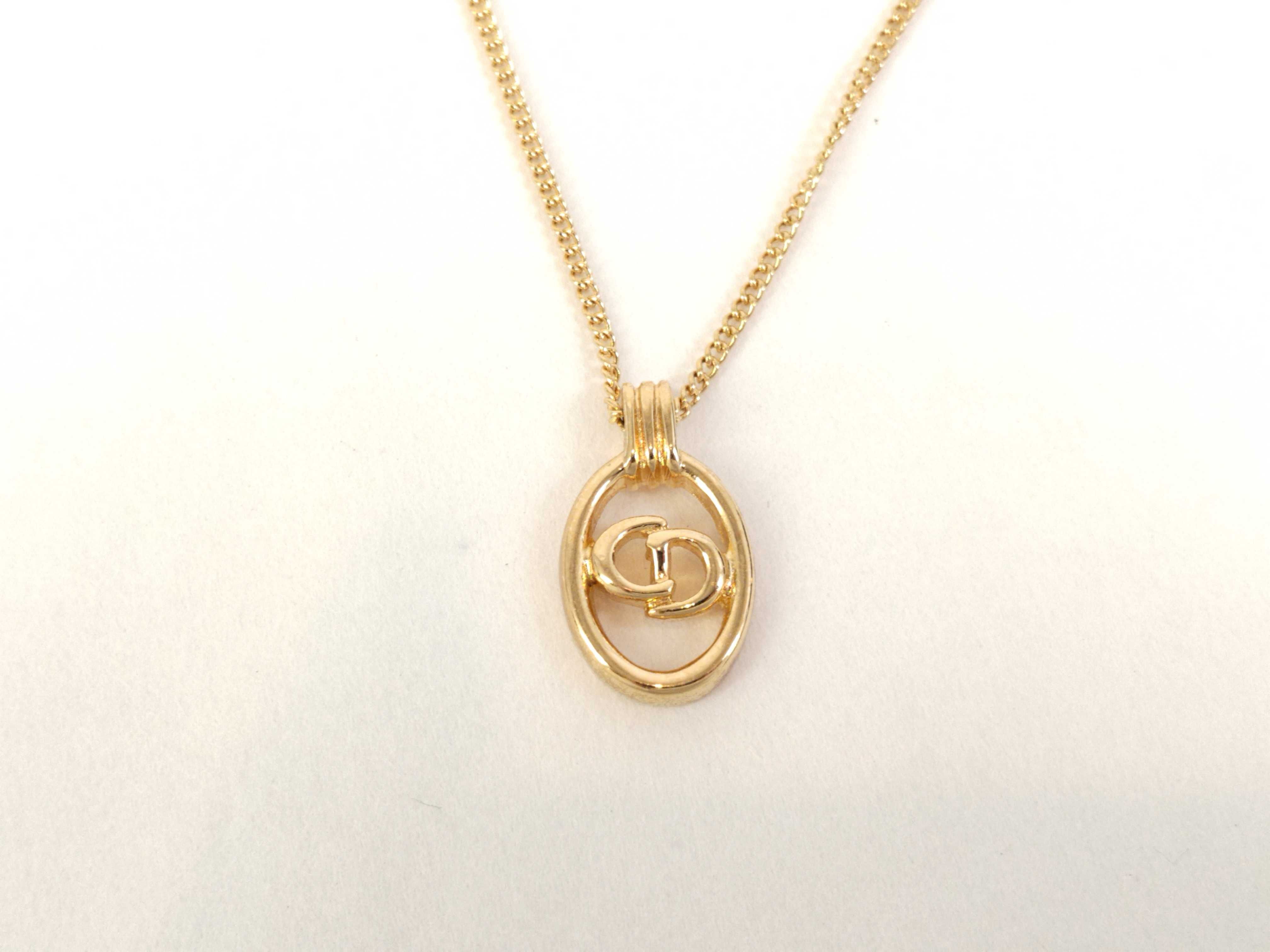 Oval CD Necklace