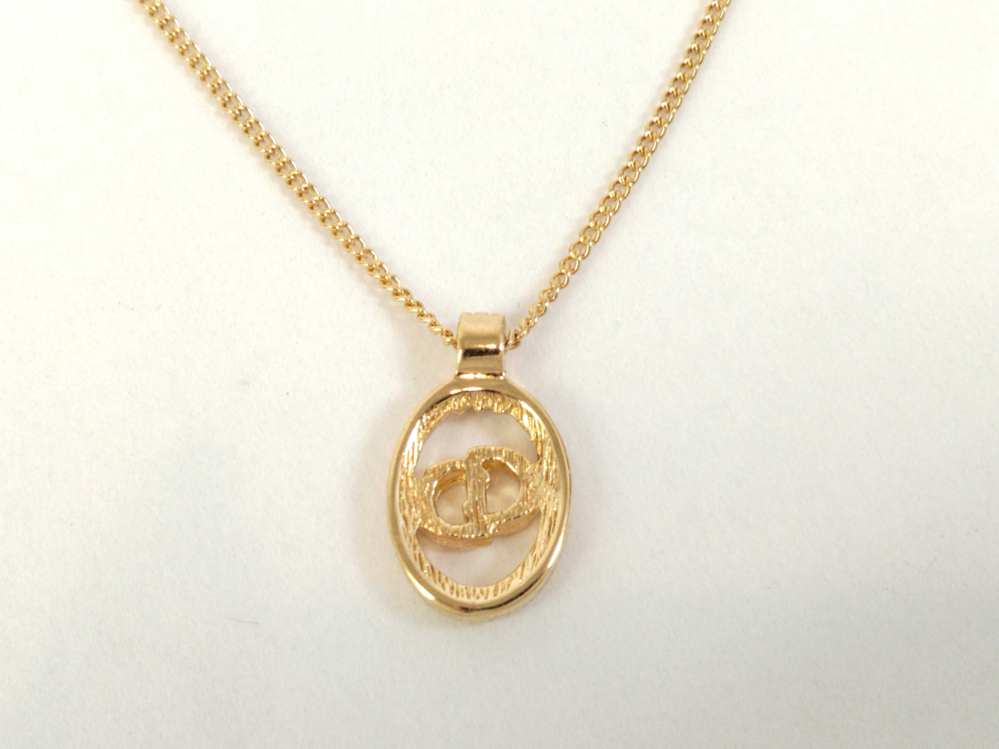 Oval CD Necklace — view 2