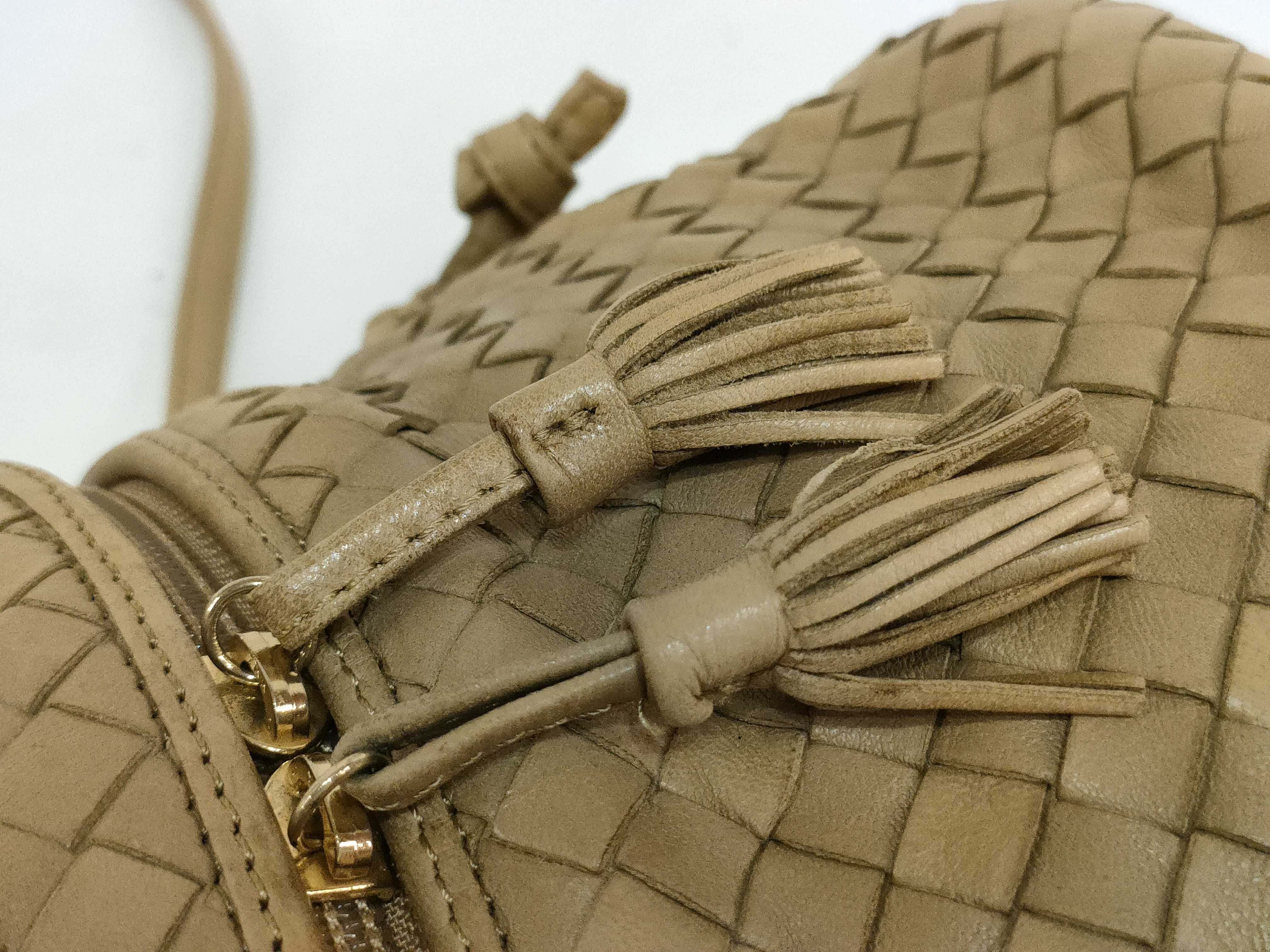 Intrecciato Shoulder Bag, Intrecciato Fringe Shoulder Bag — view 11