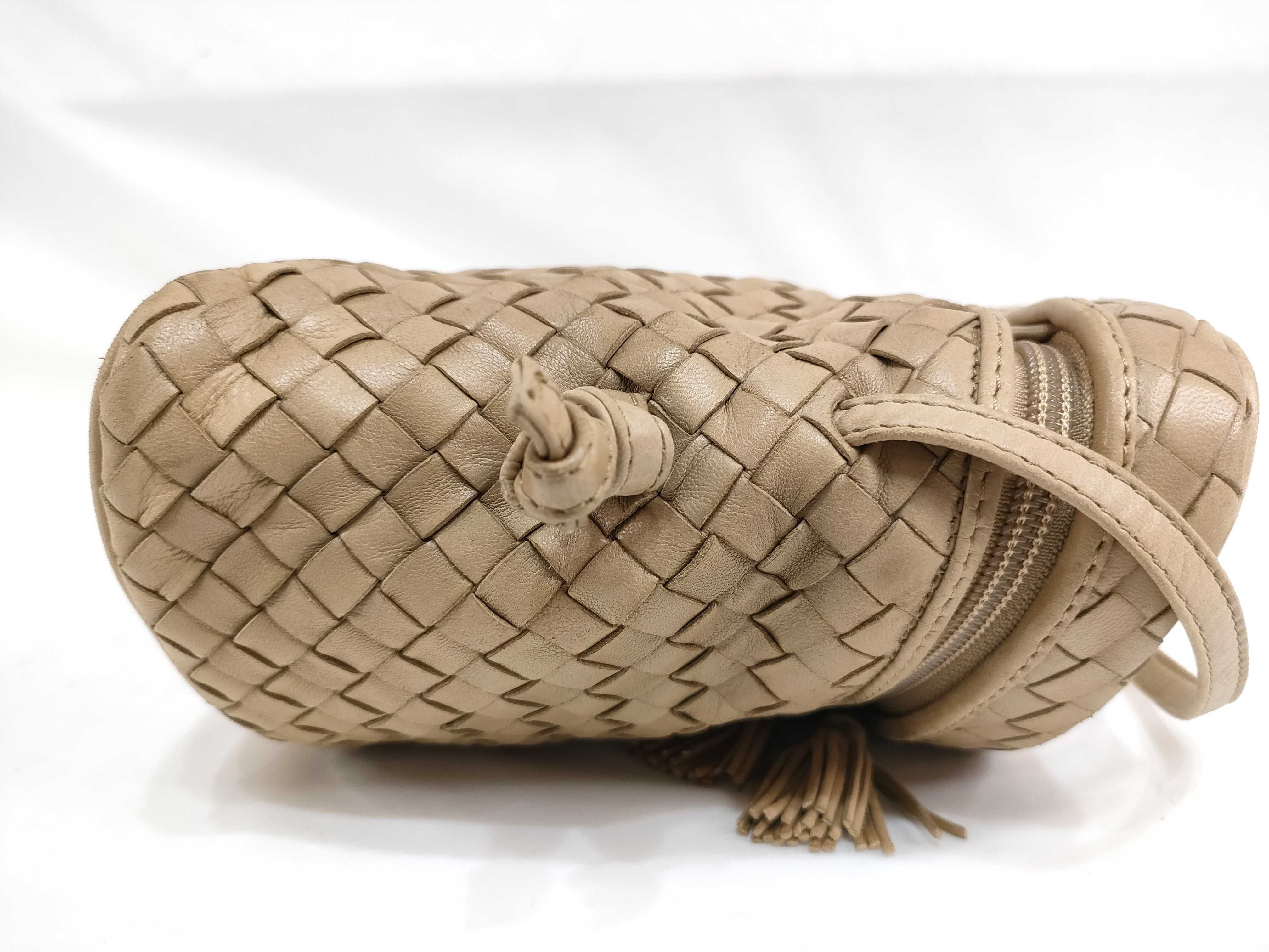 Intrecciato Shoulder Bag, Intrecciato Fringe Shoulder Bag — view 7