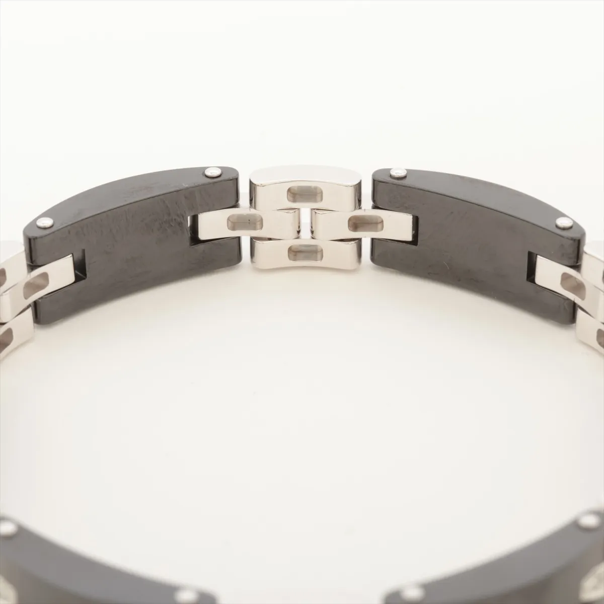 Maillon Panthère Diamond Bracelet 750(WG) x Ceramic 36.1g RQ4106 170 — view 4